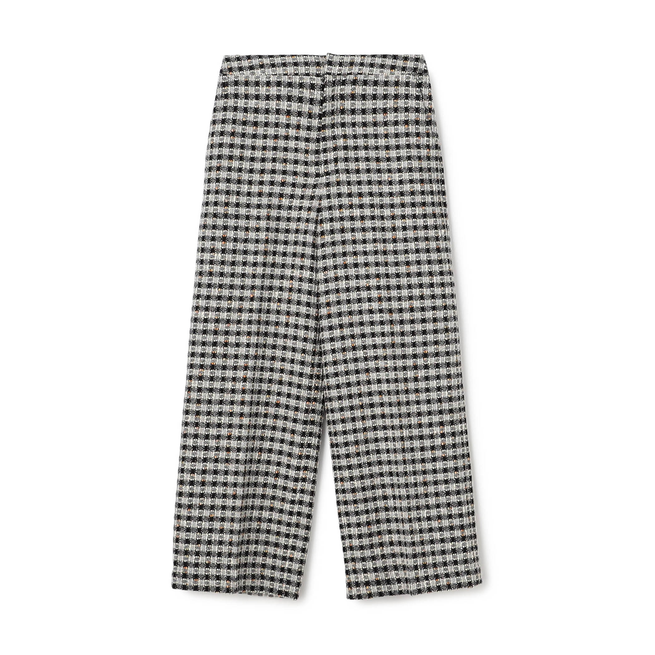 【WEB先行予約】クロレギンガムチェック ワイドストレートパンツ