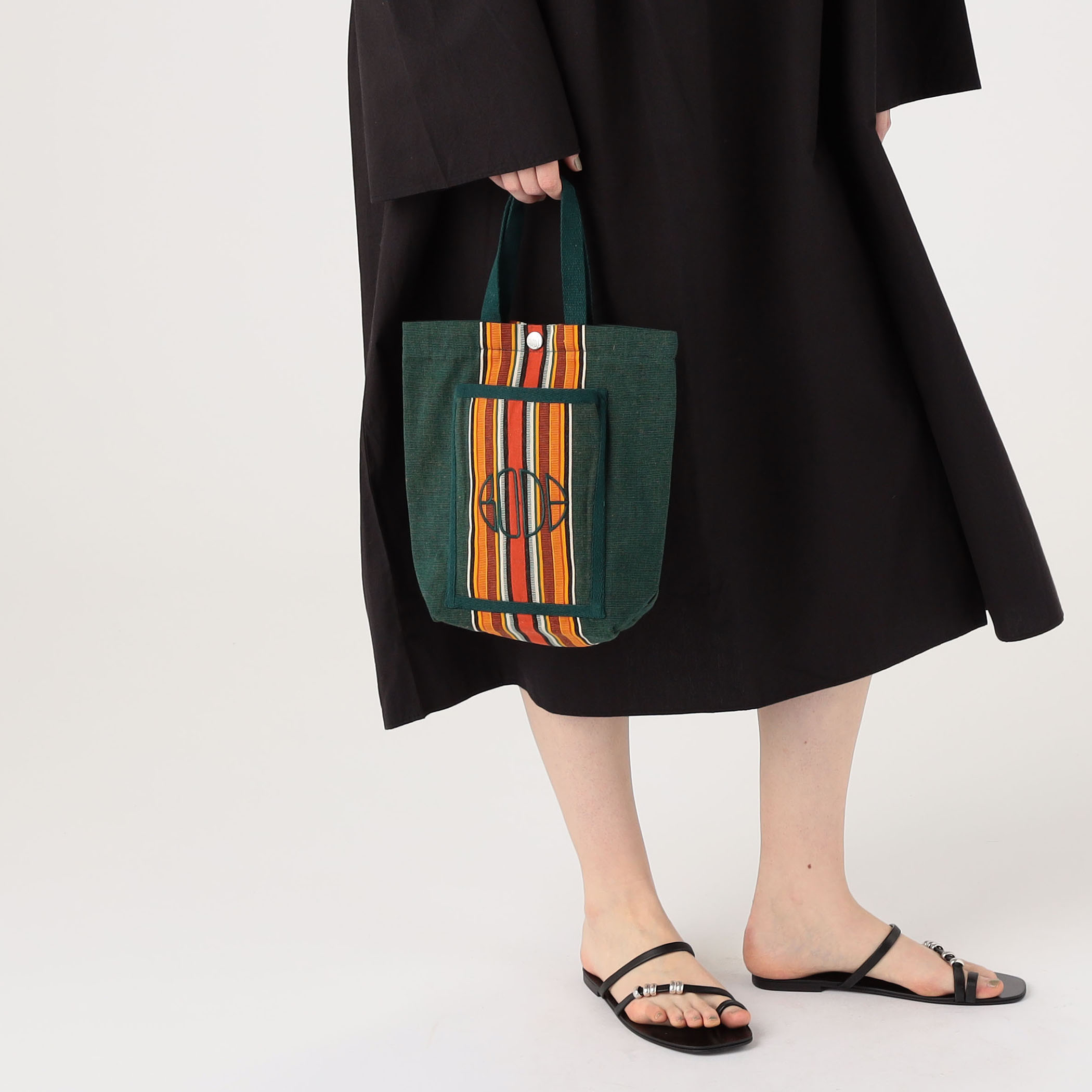 BODE トートバッグ 別注】BODE Parakeet Stripe Small Tote｜トゥモローランド 公式通販