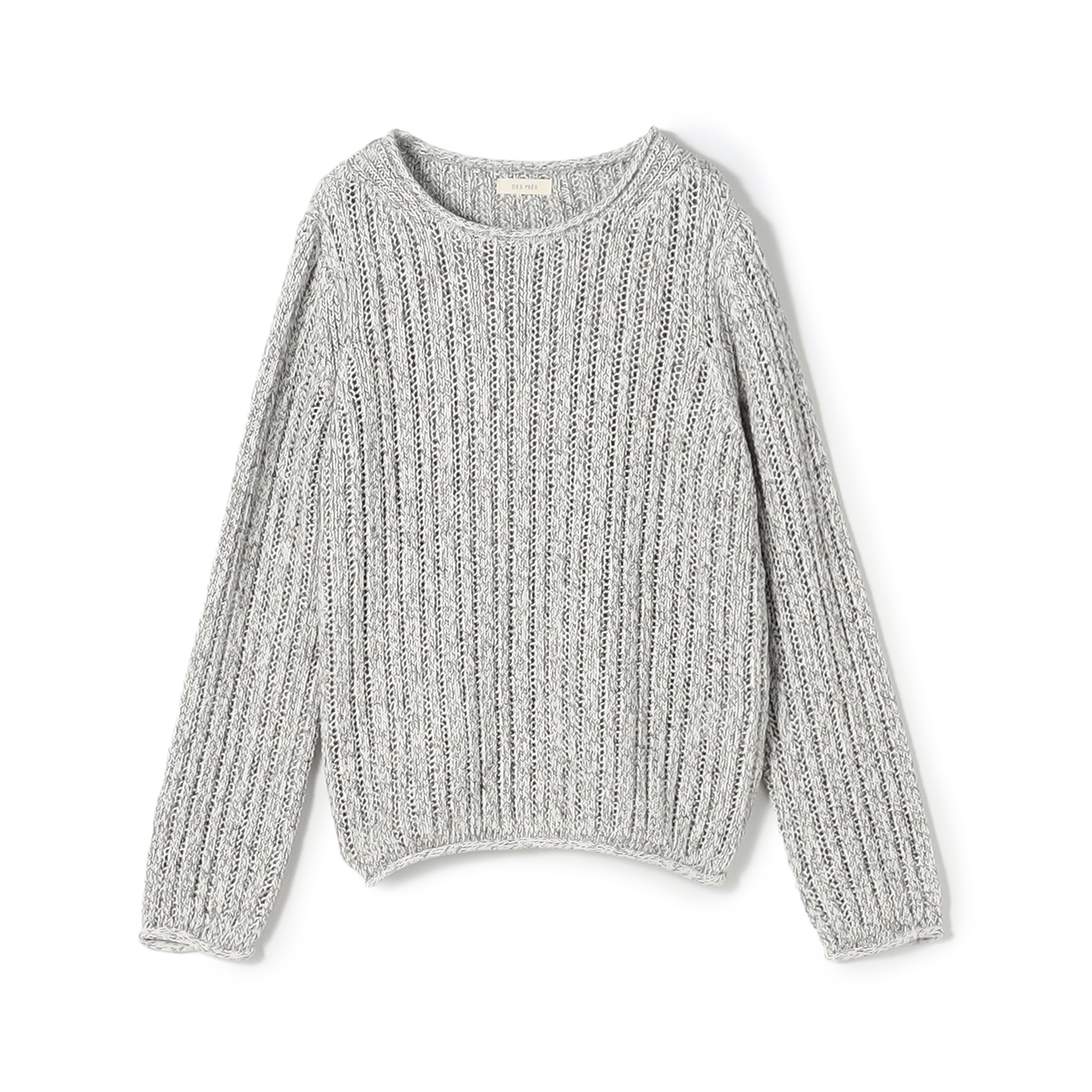 コットンムリネ ラウンドネックプルオーバー