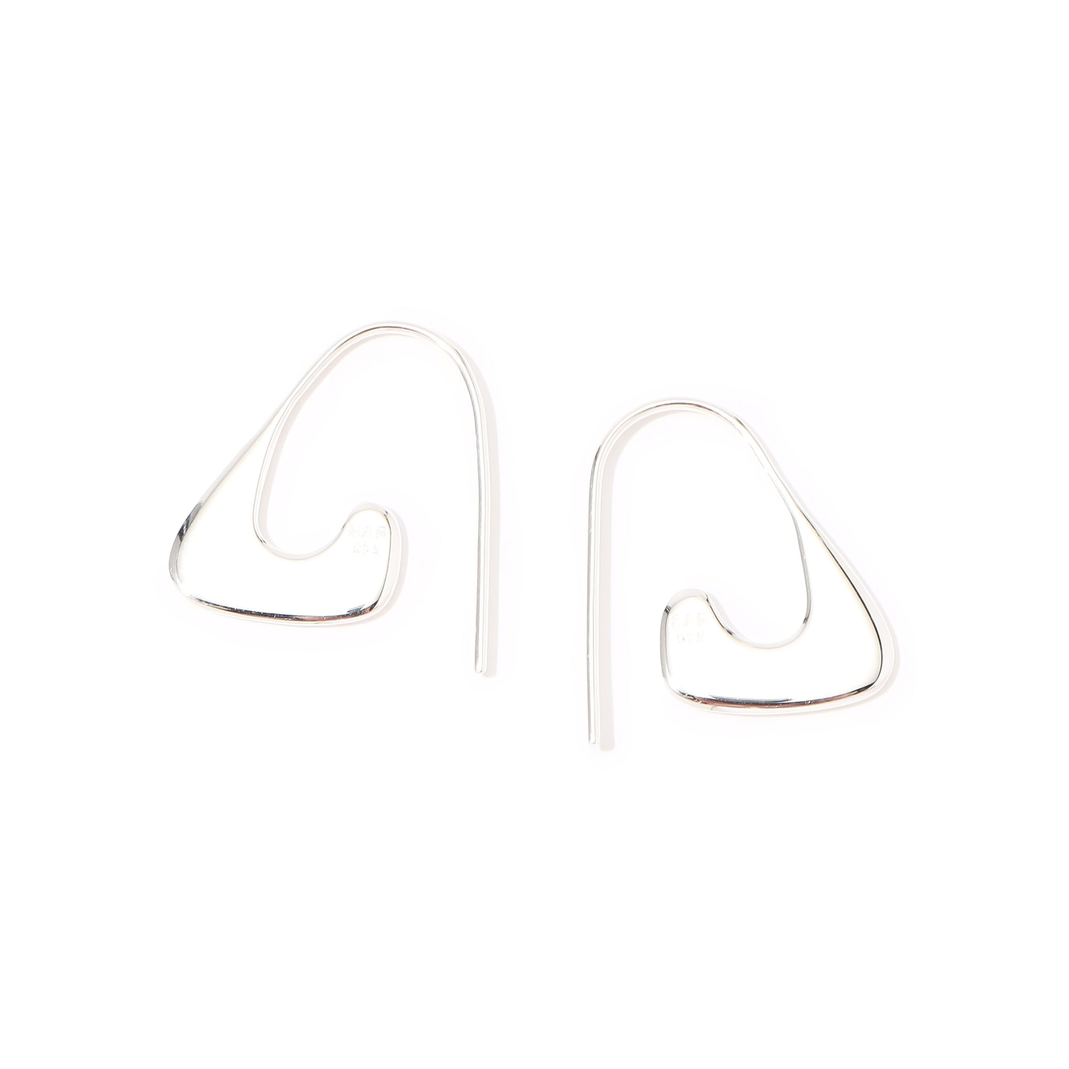 BAR Jewellery CURB シルバーピアス