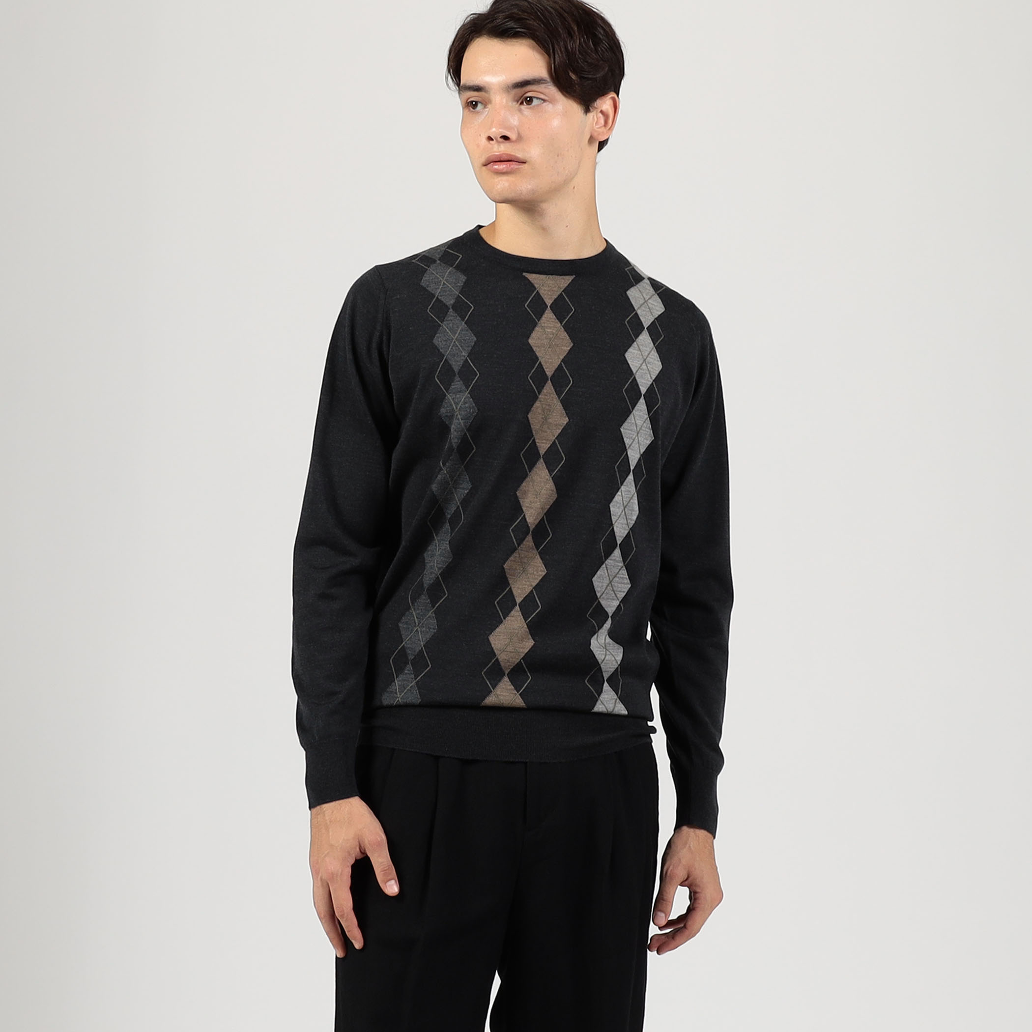 【新品】✳︎期間限定お値下げ中✳︎ JOHN SMEDLEY/長袖ニット／黒/M JOHN SMEDLEY ジョンスメドレー カーディガン レディース ニット