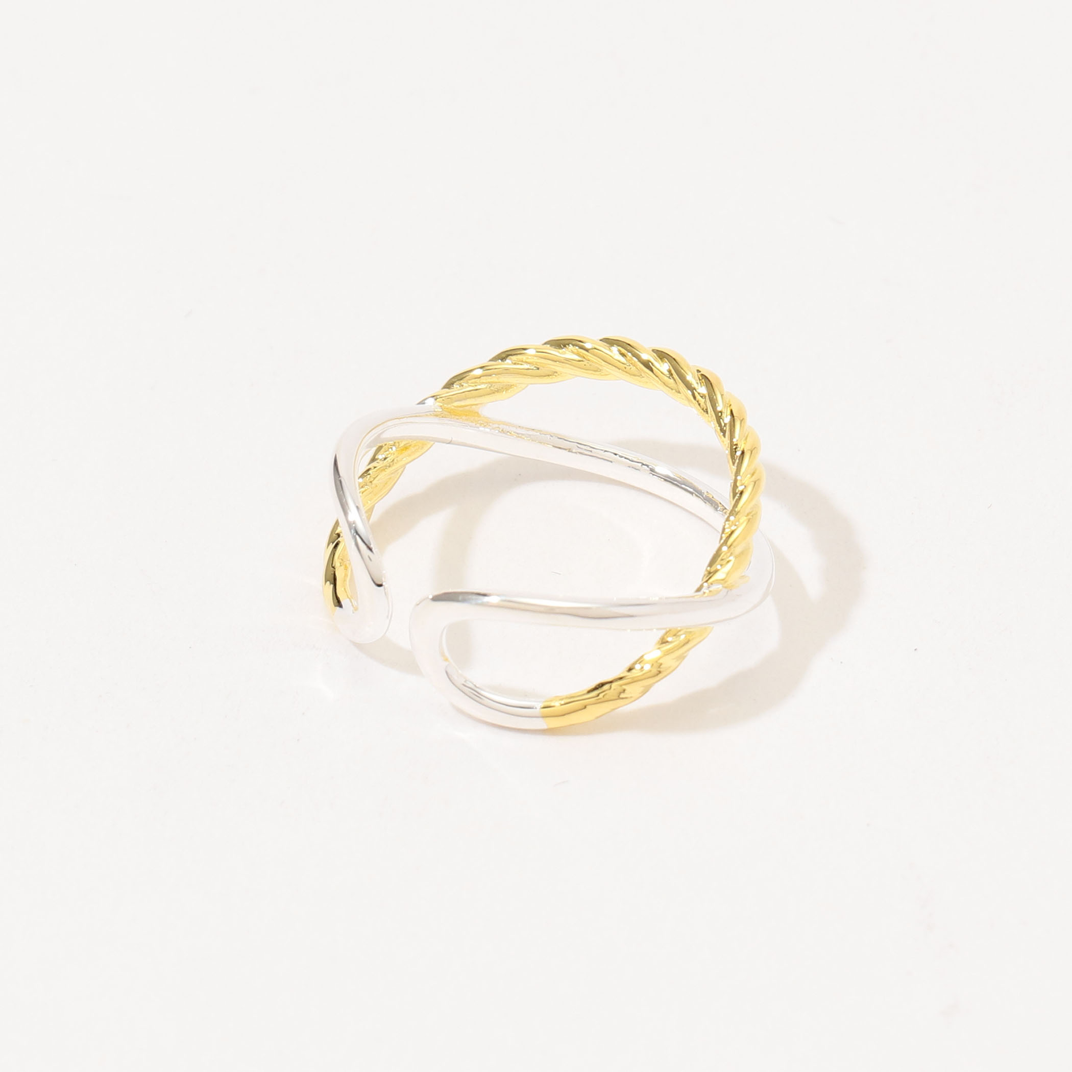 PHILIPPE AUDIBERT Quincy ダブルリング バイカラー PHILIPPE AUDIBERT Quincy ダブルリング バイカラー アクセサリー