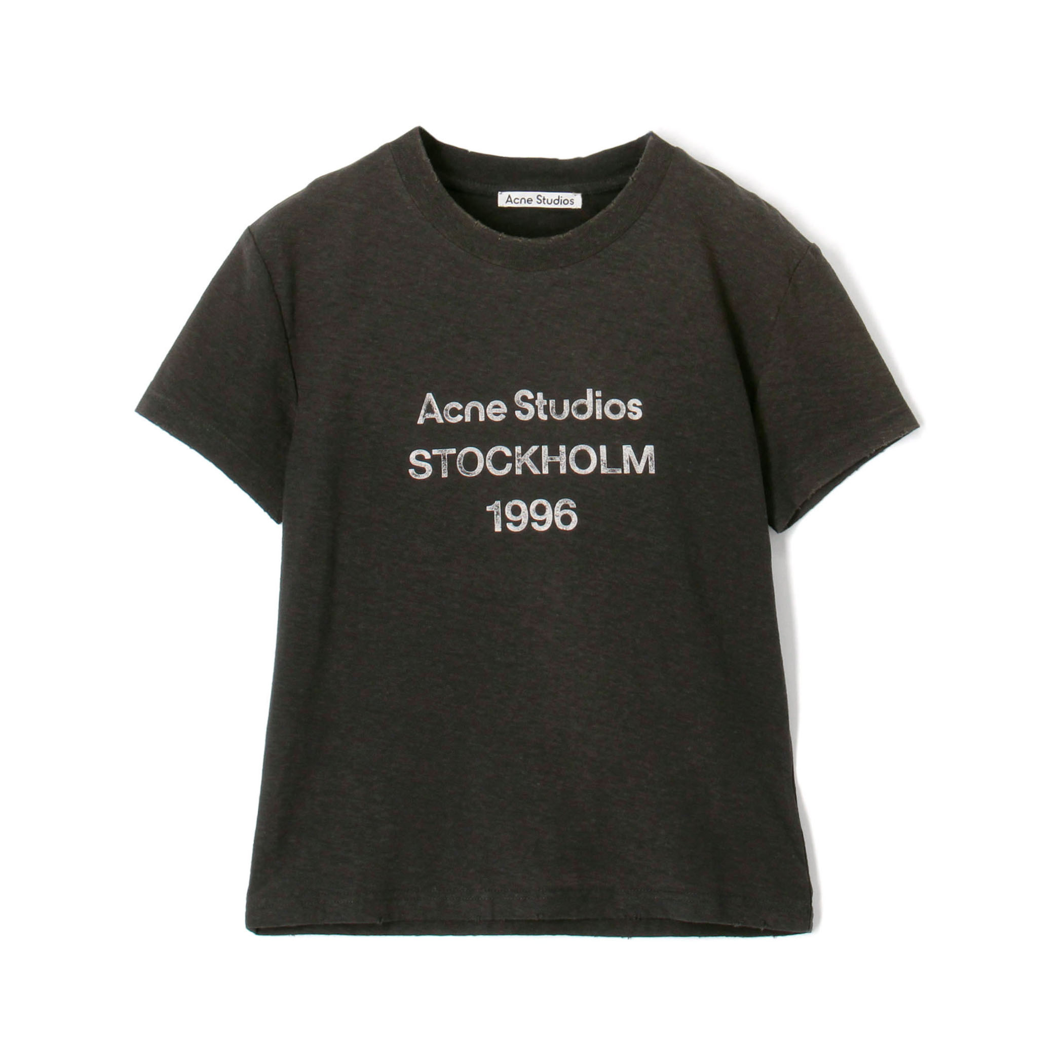 Acne Studios コットンリネン ロゴTシャツ
