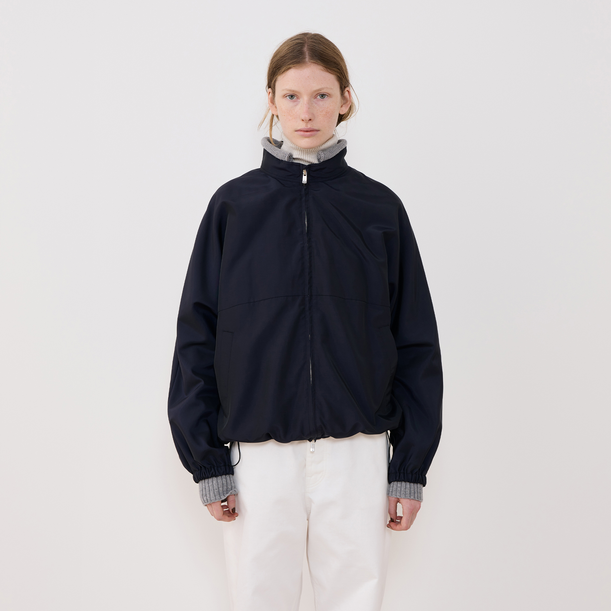 ナイロンシルクタフタ トラックジャケット｜トゥモローランド 公式通販