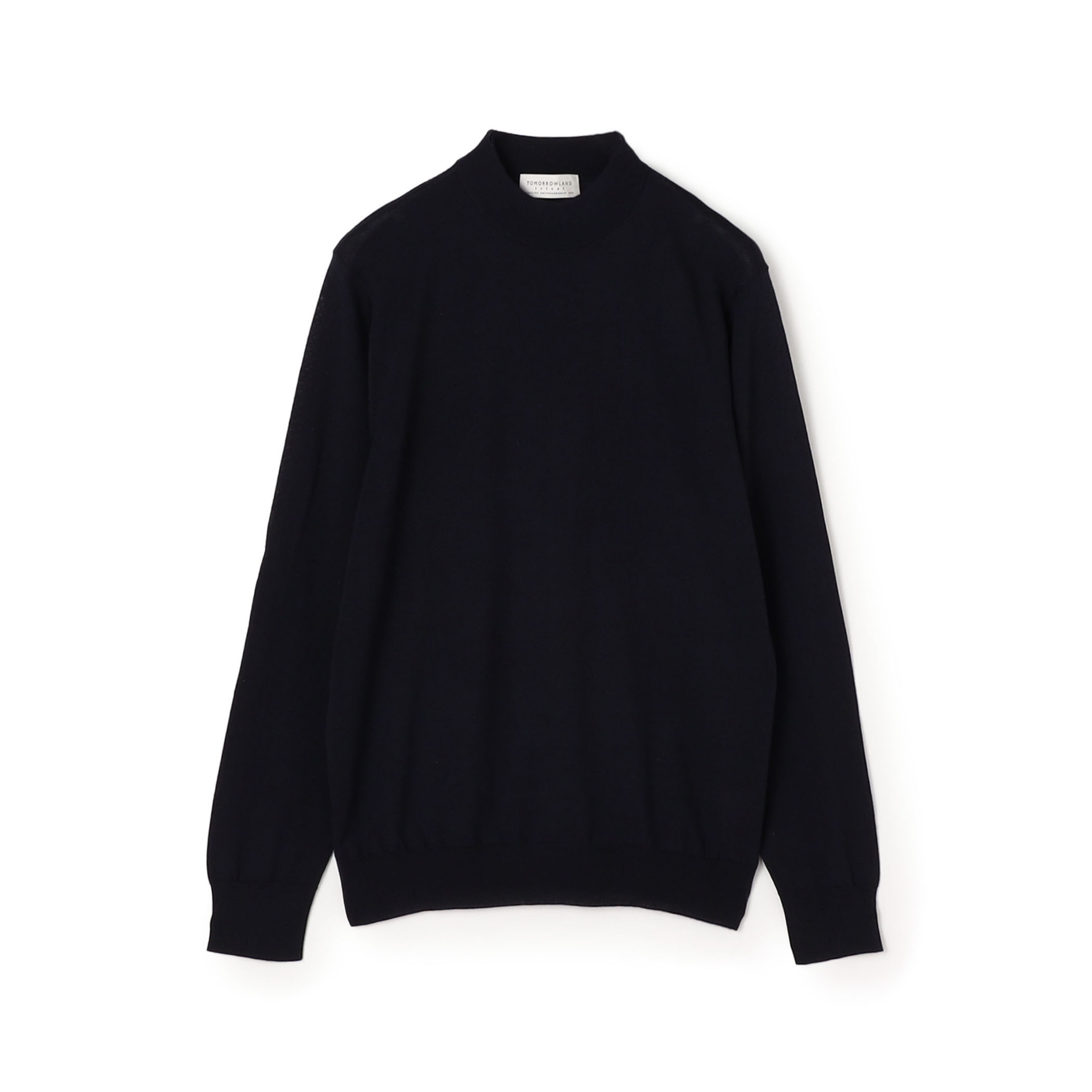 TOMORROWLAND tricot スーパーファインメリノウール モックネックニット S-WOOL