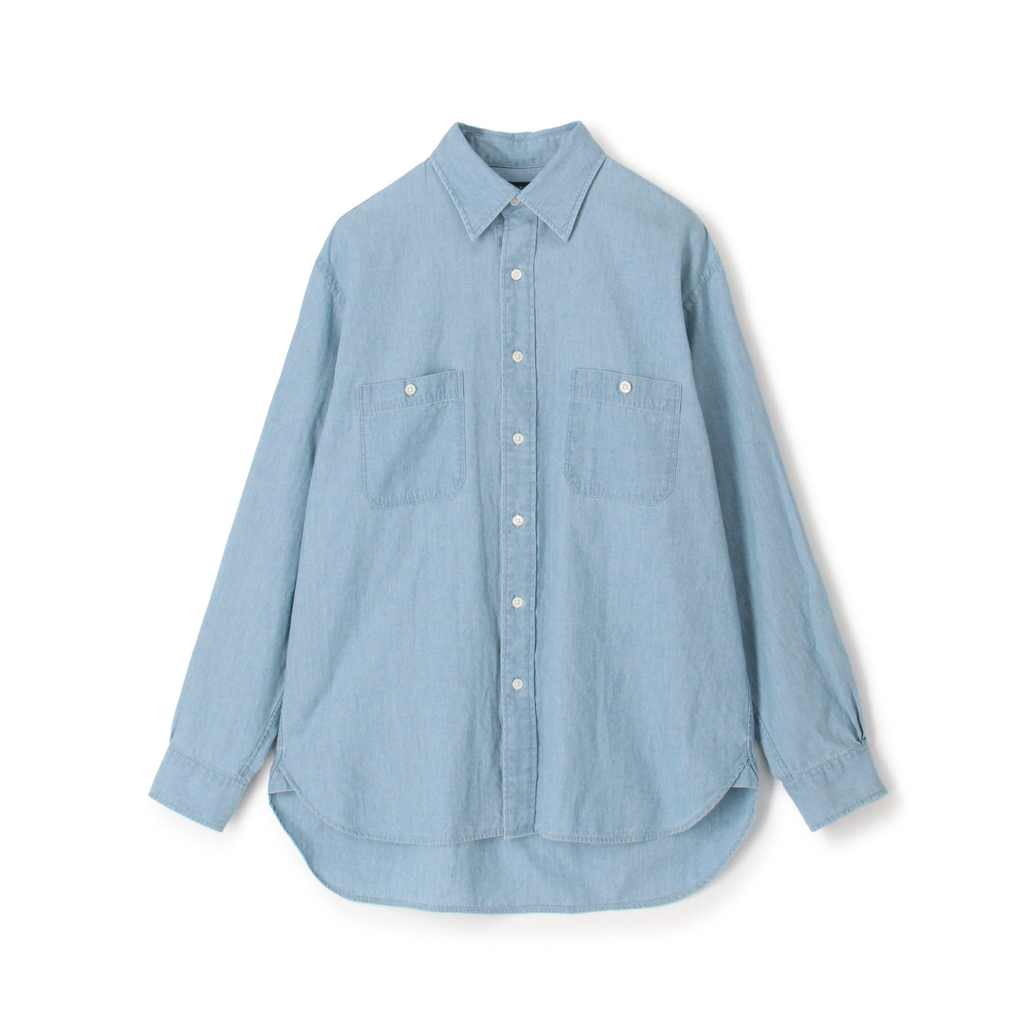 コットンダンガリー ダブルポケットシャツ CANCLINI