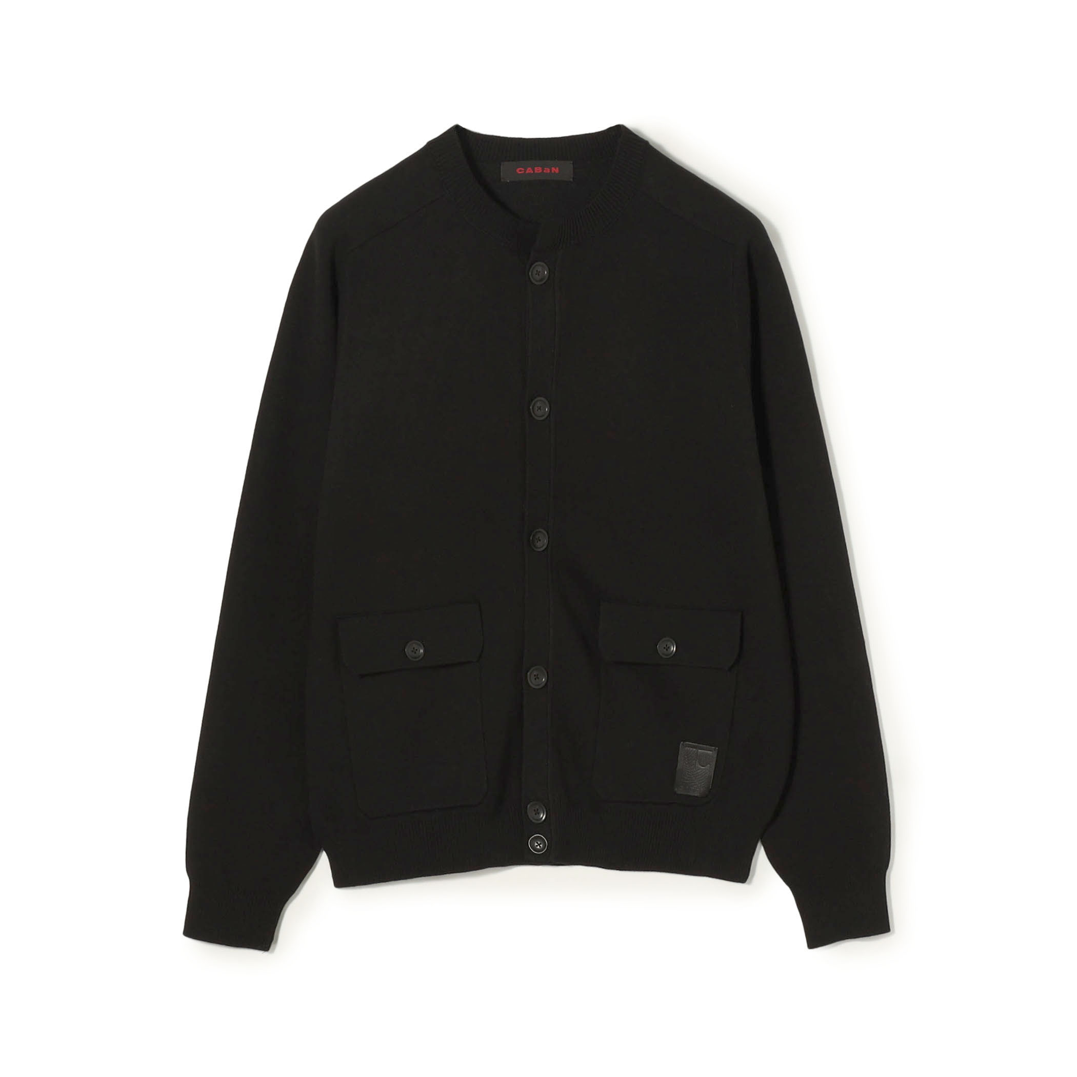 コットンカシミヤ フラップポケットニットブルゾン