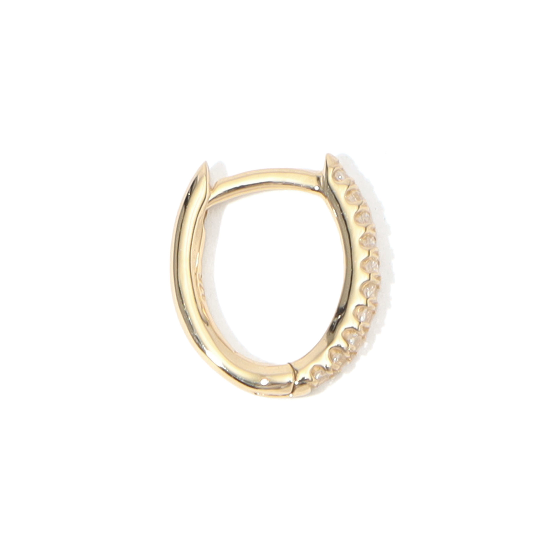 Otiumberg. Mini Oval Hoop 片耳ピアス