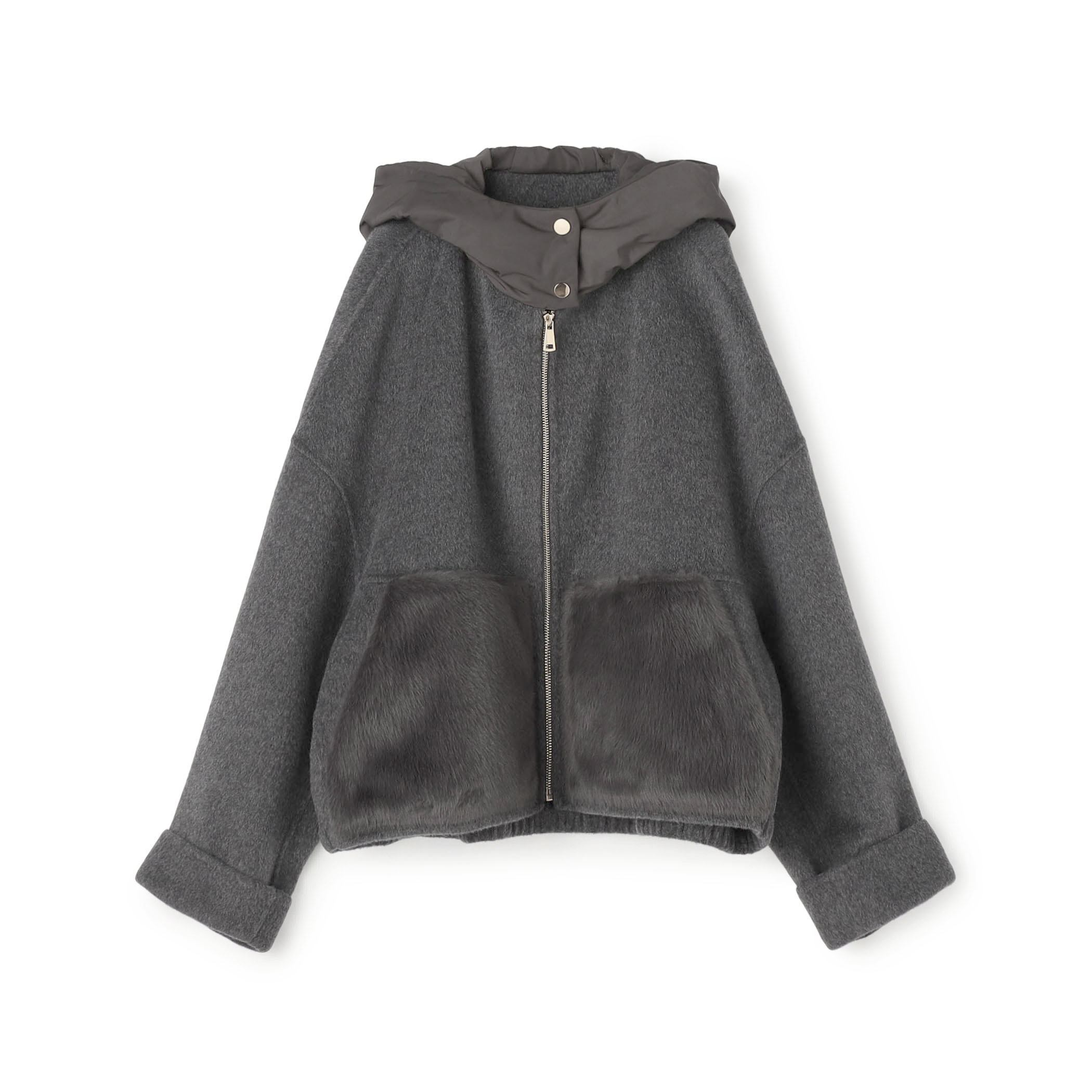 【一部展開店舗限定】my WHITE コンビネーション フーディコート