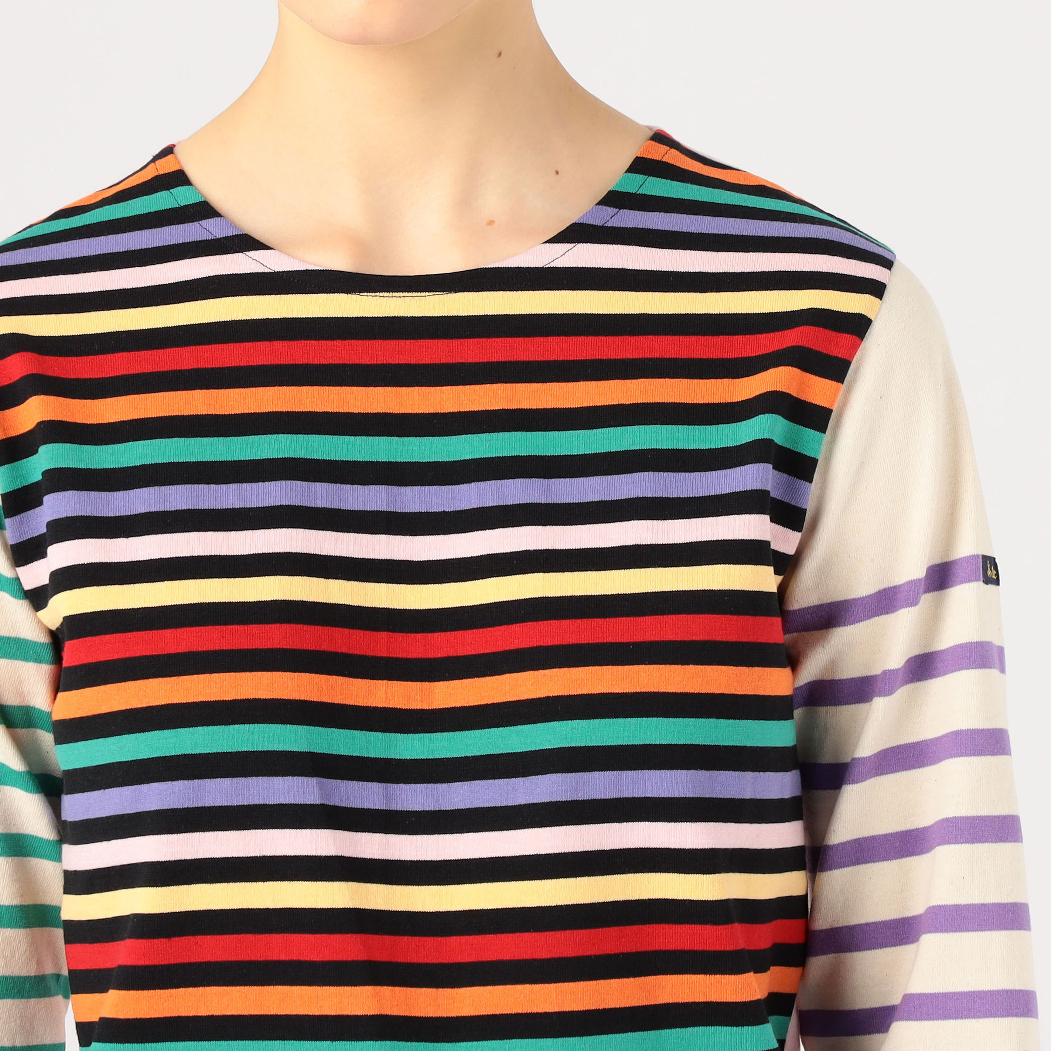 美品】トゥモローランド 長袖プルオーバー 切替シャツ クレイジー