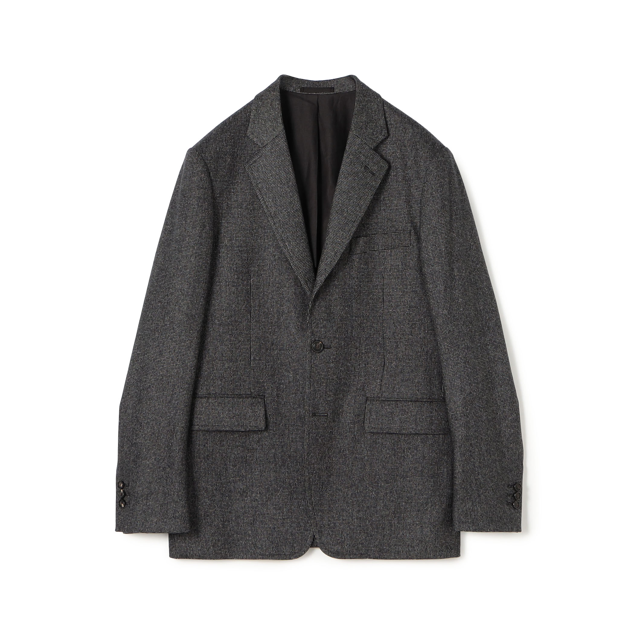 カレッジフランネルウール シングルブレステッド3Bジャケット
