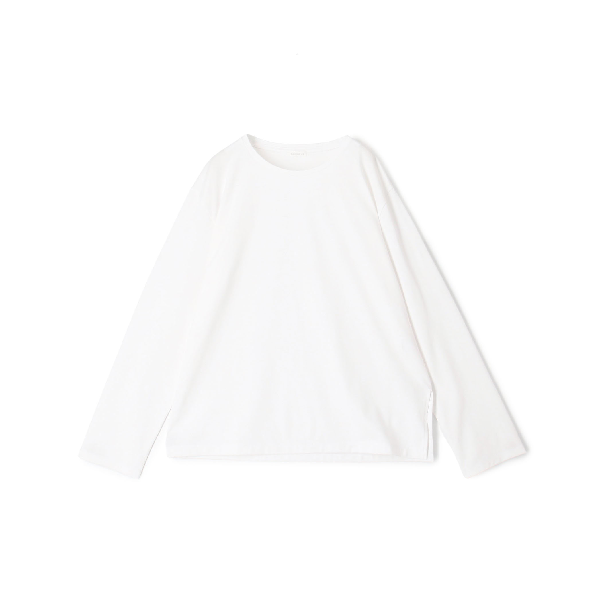 ファインコットン クルーネックプルオーバー