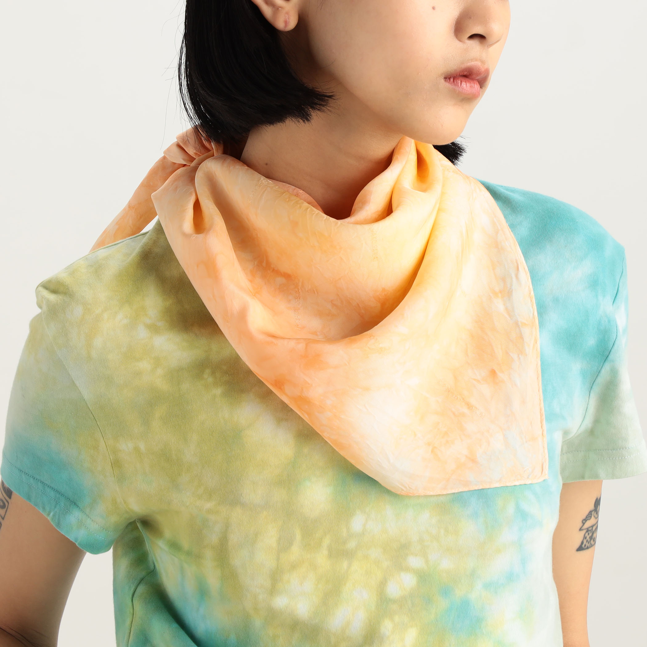 □【別注】KANAKO SAKAI×Edition TIE DYE SCARF｜トゥモローランド