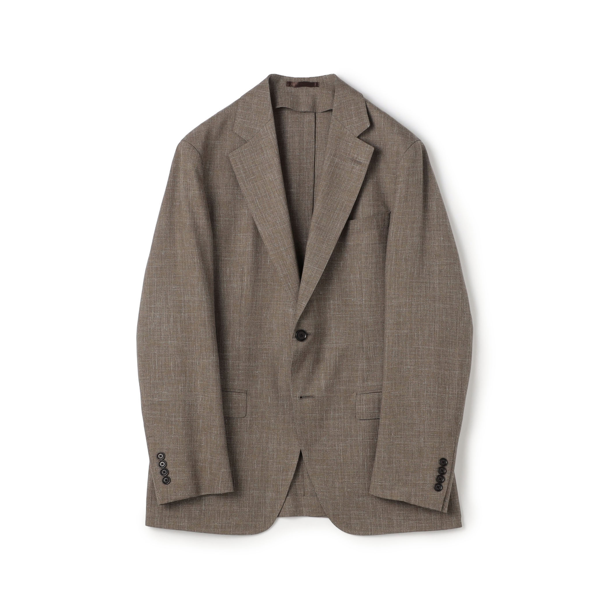ウールシルクリネン シングルブレステッド 2Bジャケット SUMMER TIME LORO PIANA