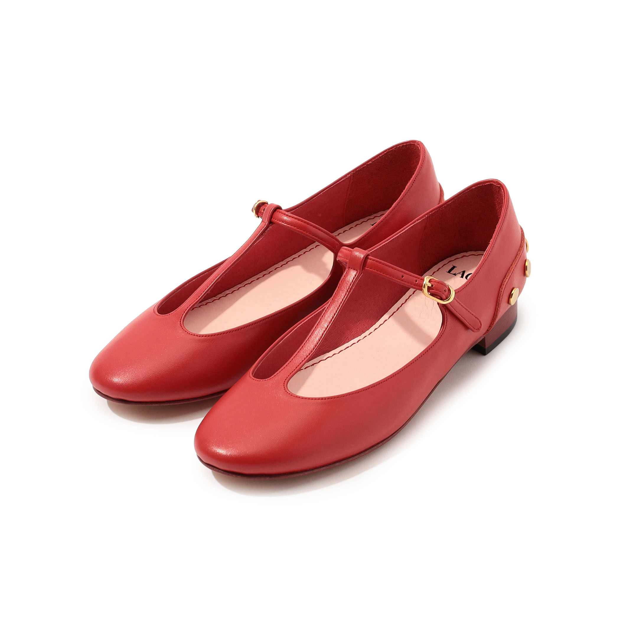 LACADE TOMOYO Tストラップシューズ