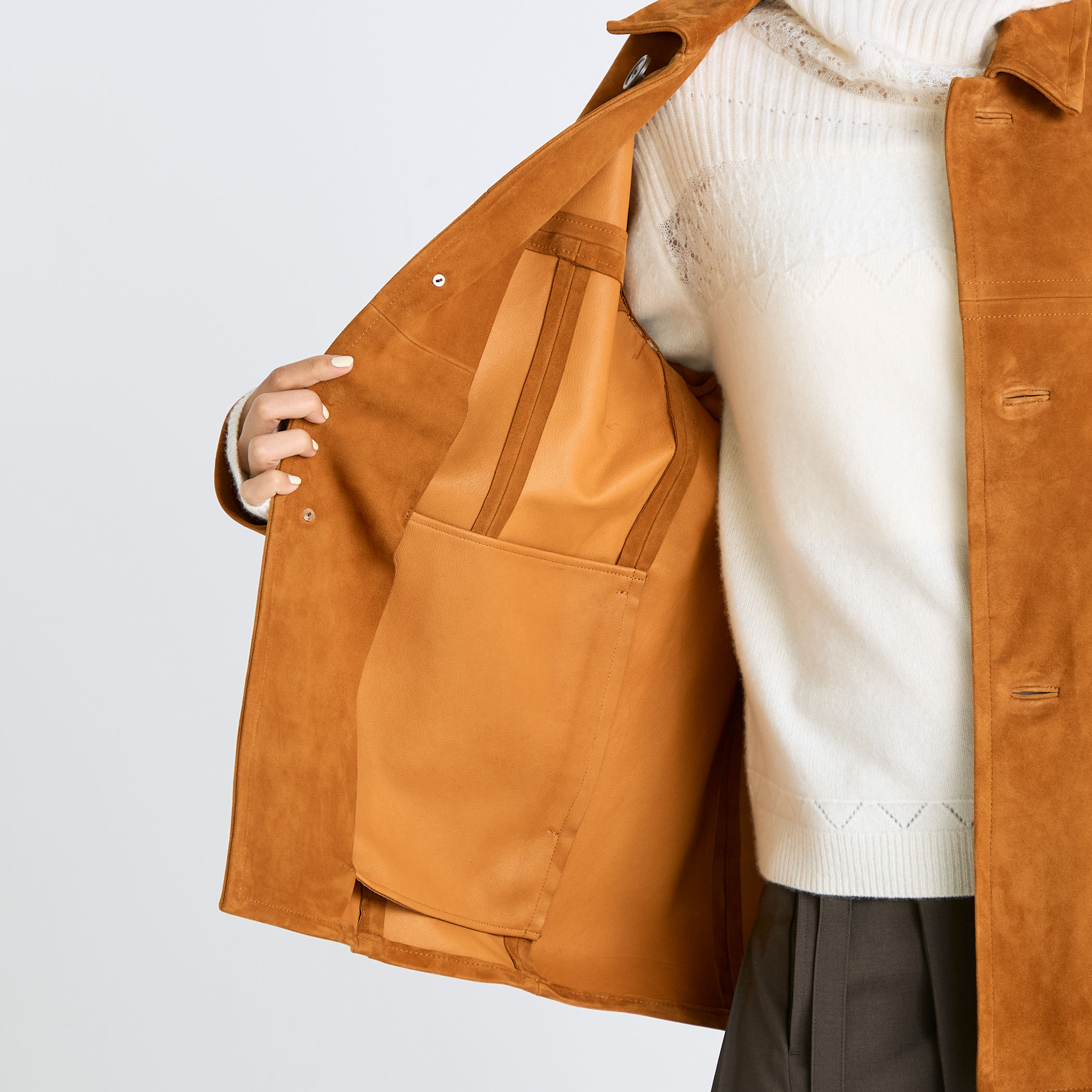 ゴートスエード カバーオール｜トゥモローランド 公式通販