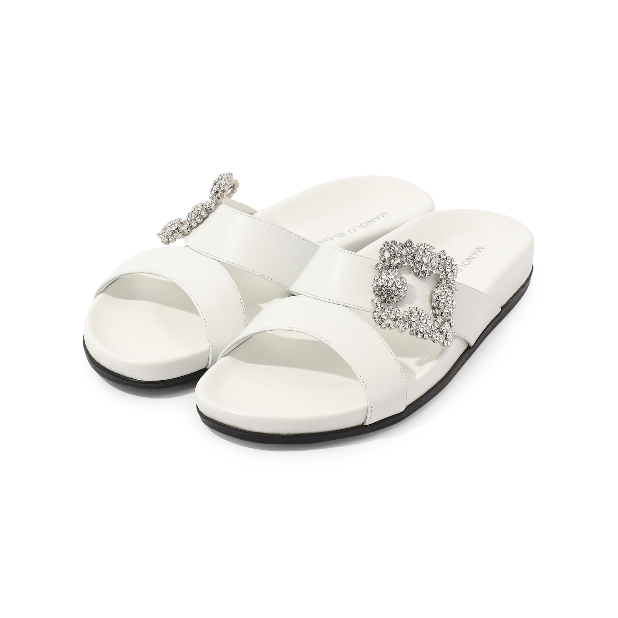 MANOLO BLAHNIK CHILANGHI ビジューサンダル