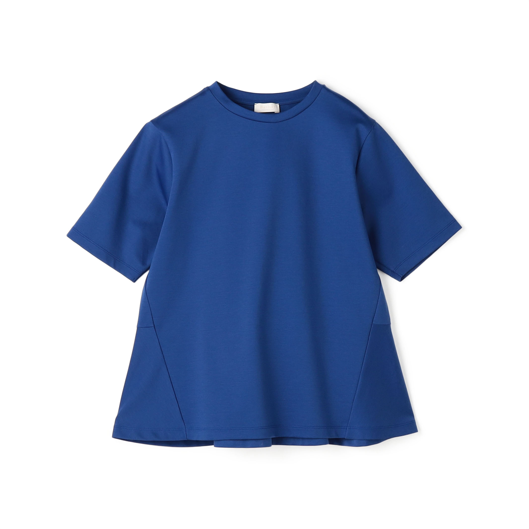 スーピマモクロディ ペプラムTシャツ
