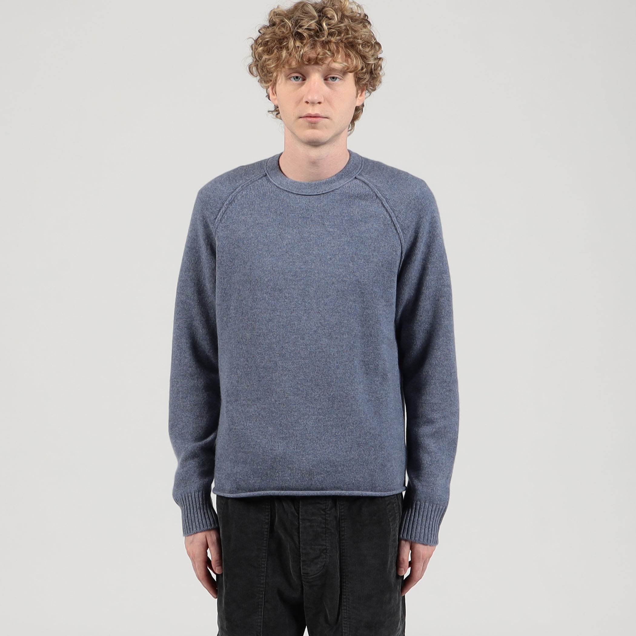 リサイクルカシミヤ ラグランスリーブプルオーバー MRBC3718