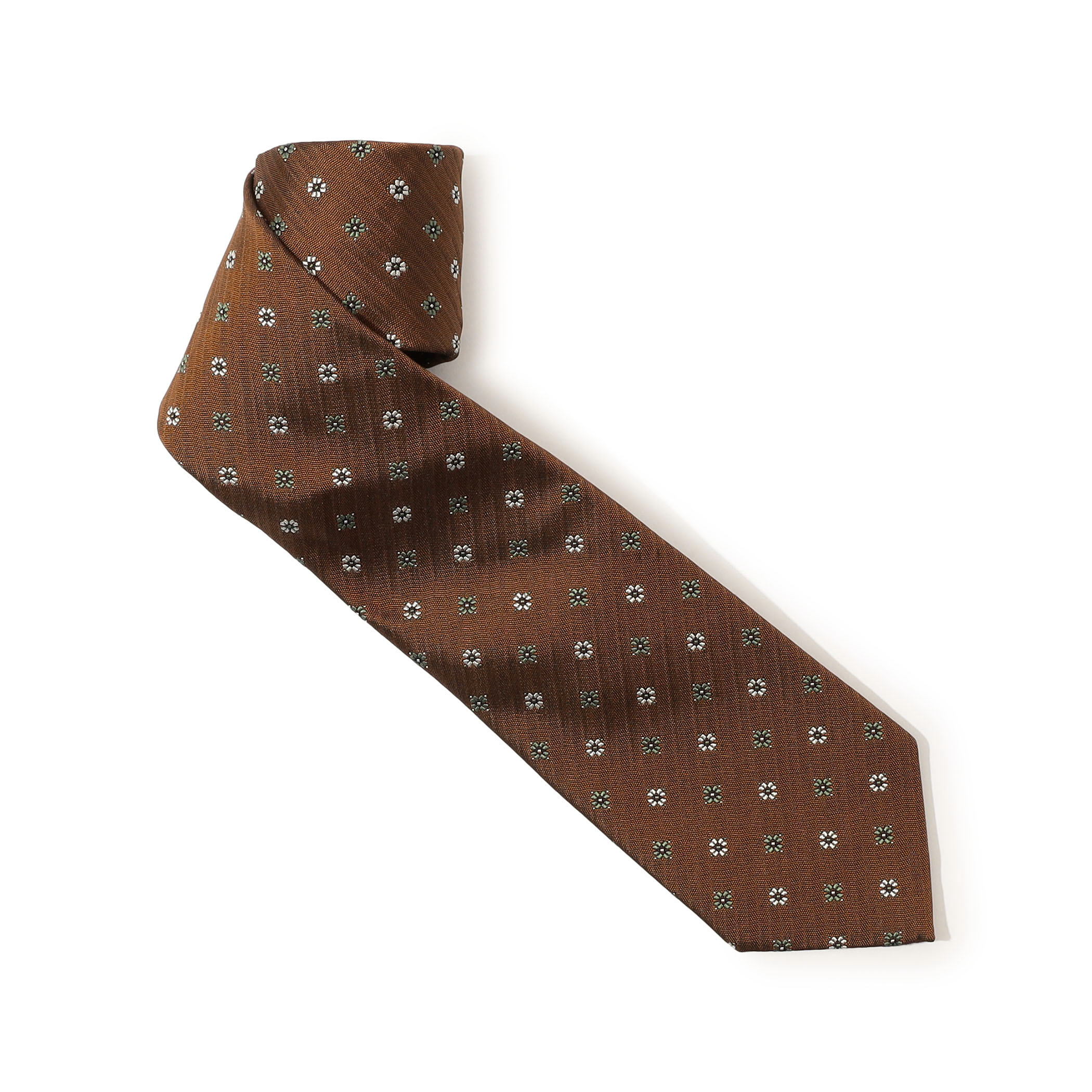 TOMORROWLAND シルクジャガード 小紋柄ネクタイ
