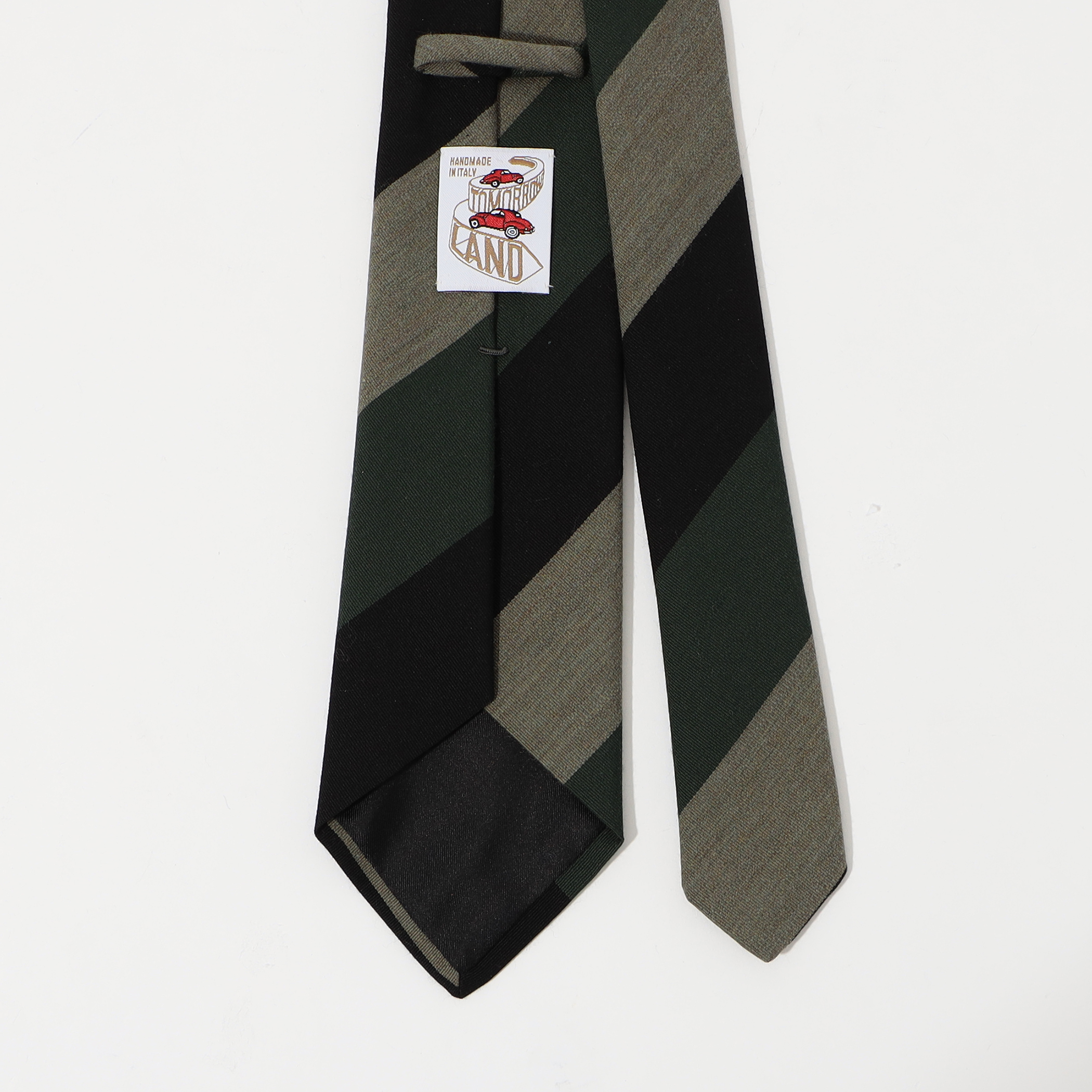 TOMORROWLAND MADE IN ITALY ウールコットン レジメンタルストライプ