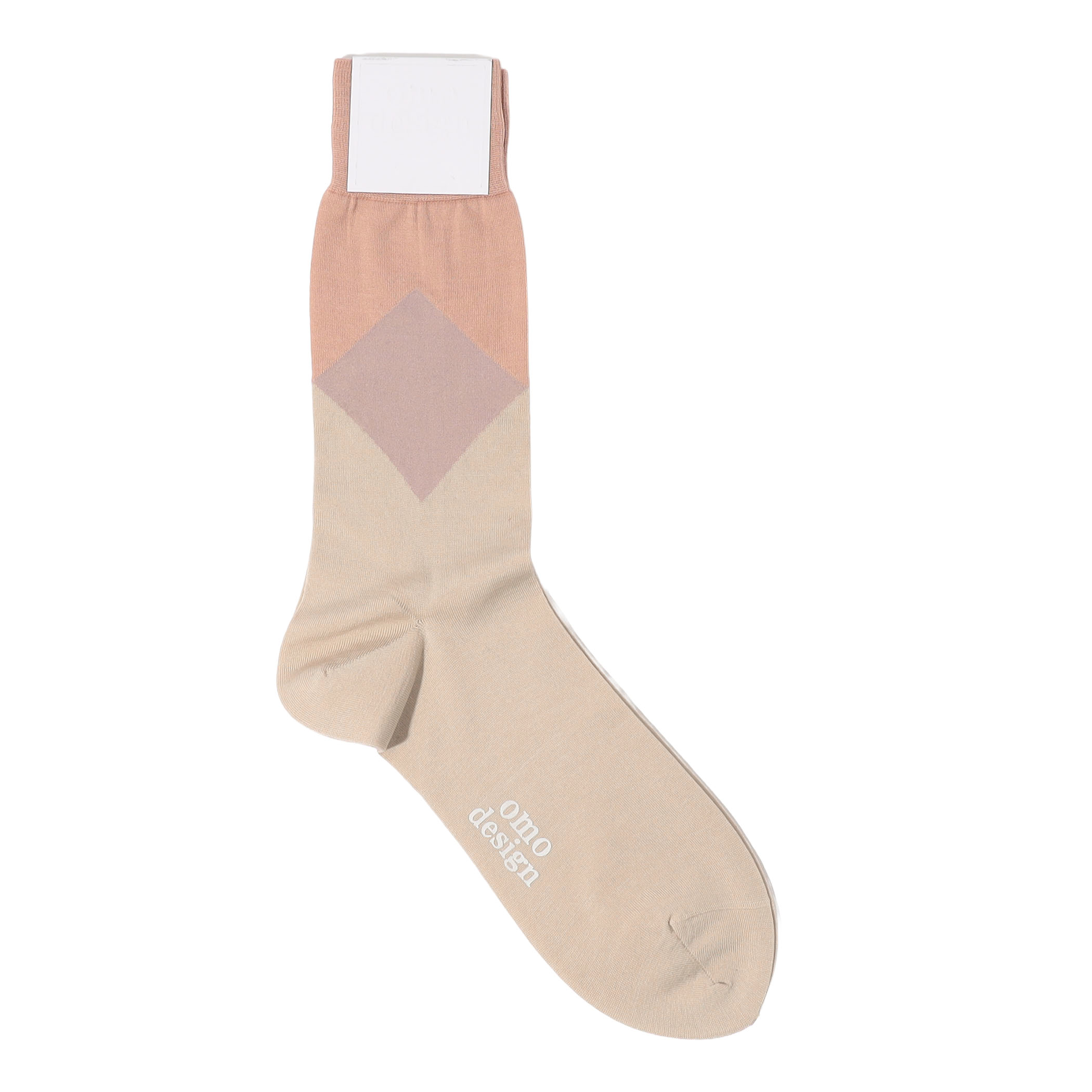 omo design CUBE COMBI コットンナイロンソックス