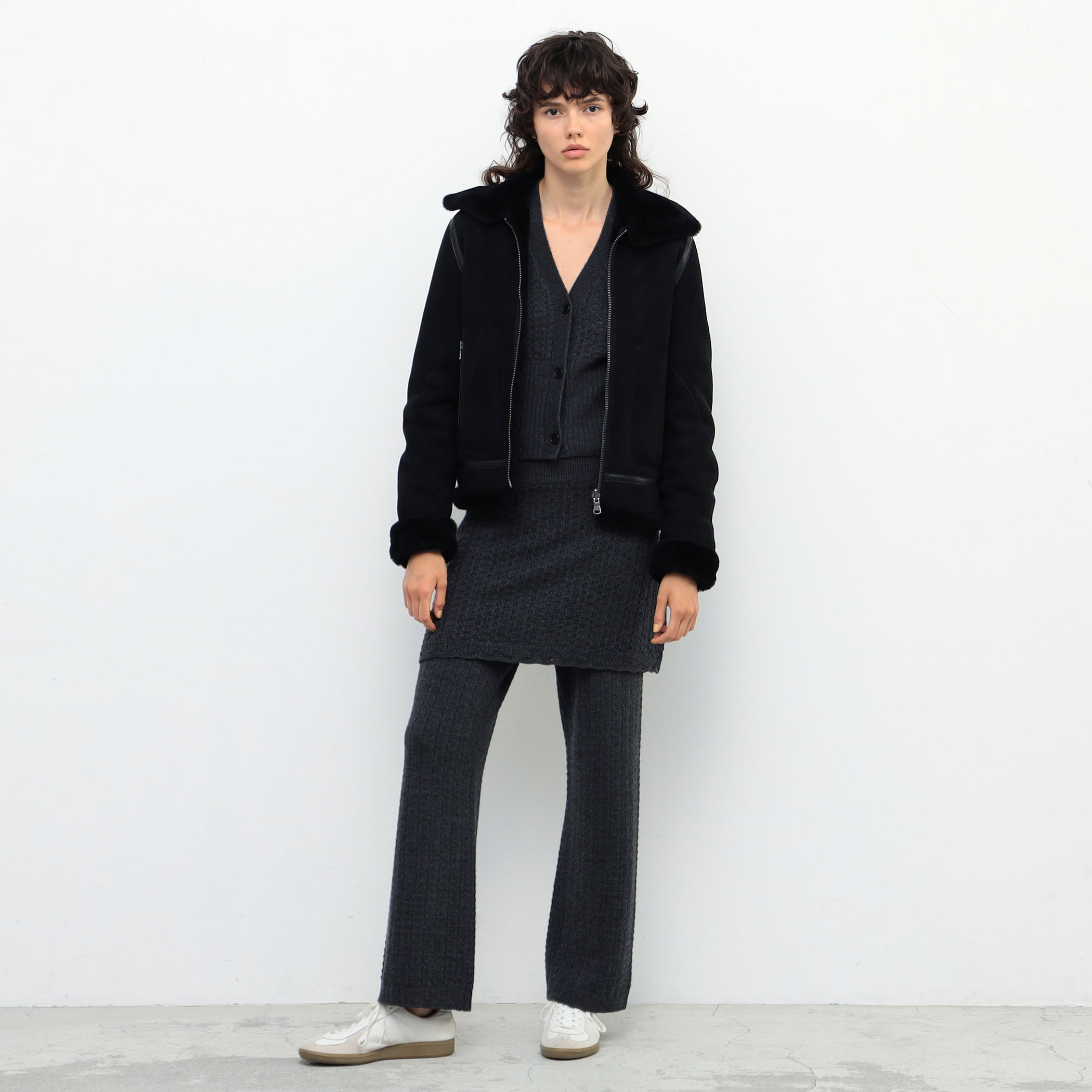 ラムレザー ムートンジャケット｜トゥモローランド 公式通販