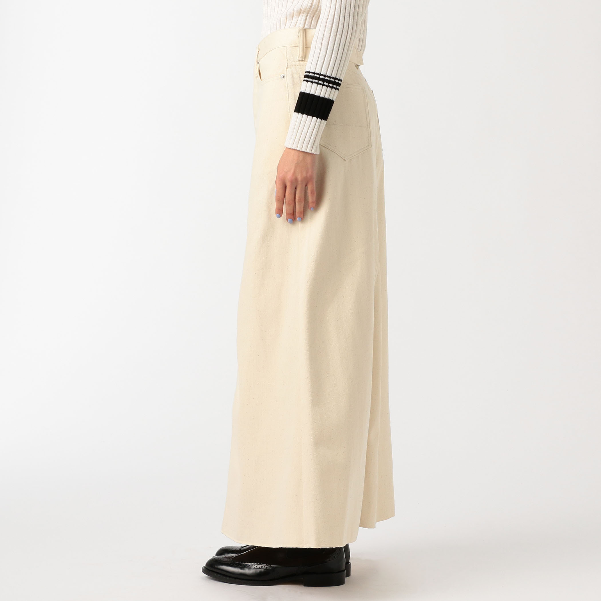 UNION LAUNCH  Linen Flared Skirt