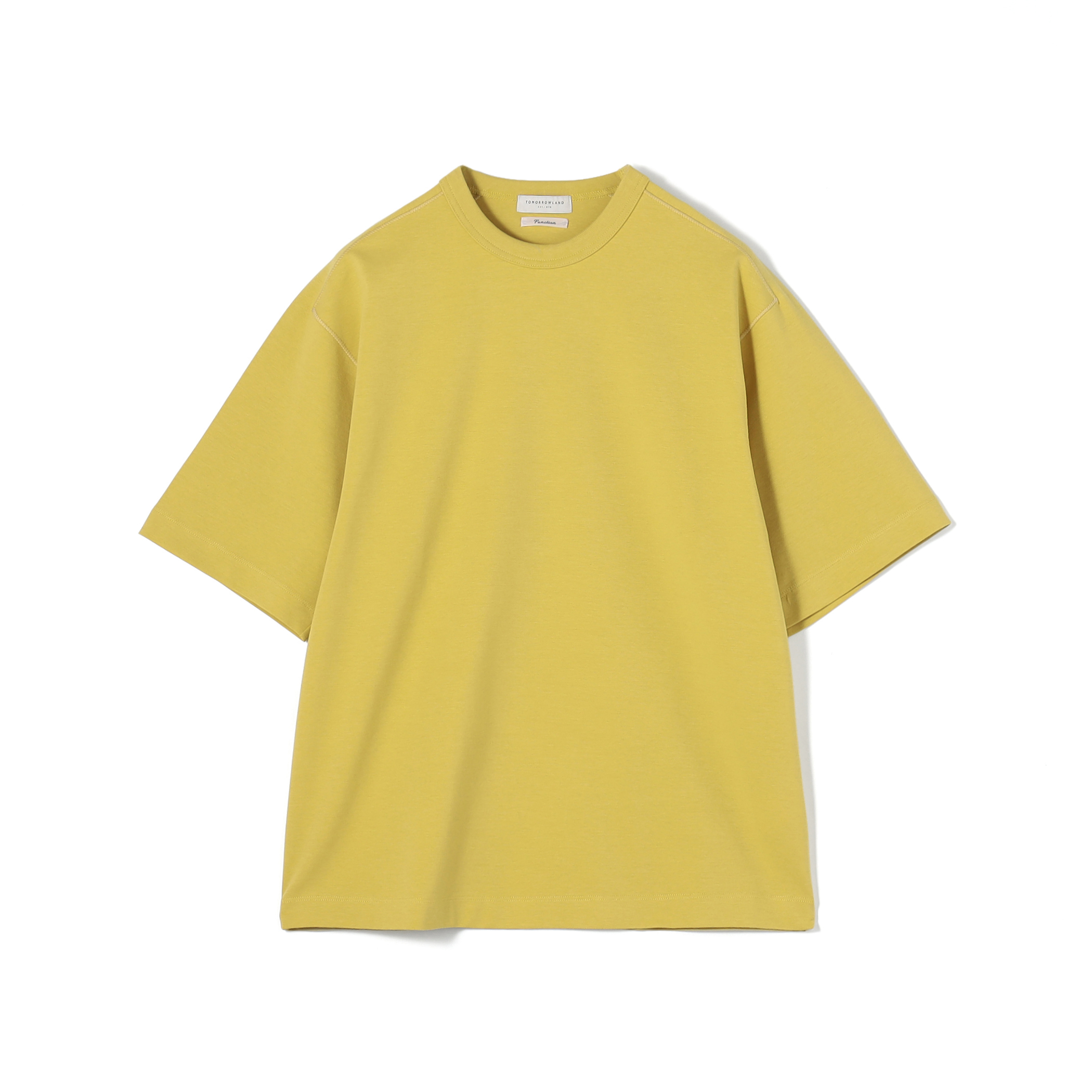 【接触冷感・吸水速乾】コットンポリエステルポンチ クルーネックTシャツ