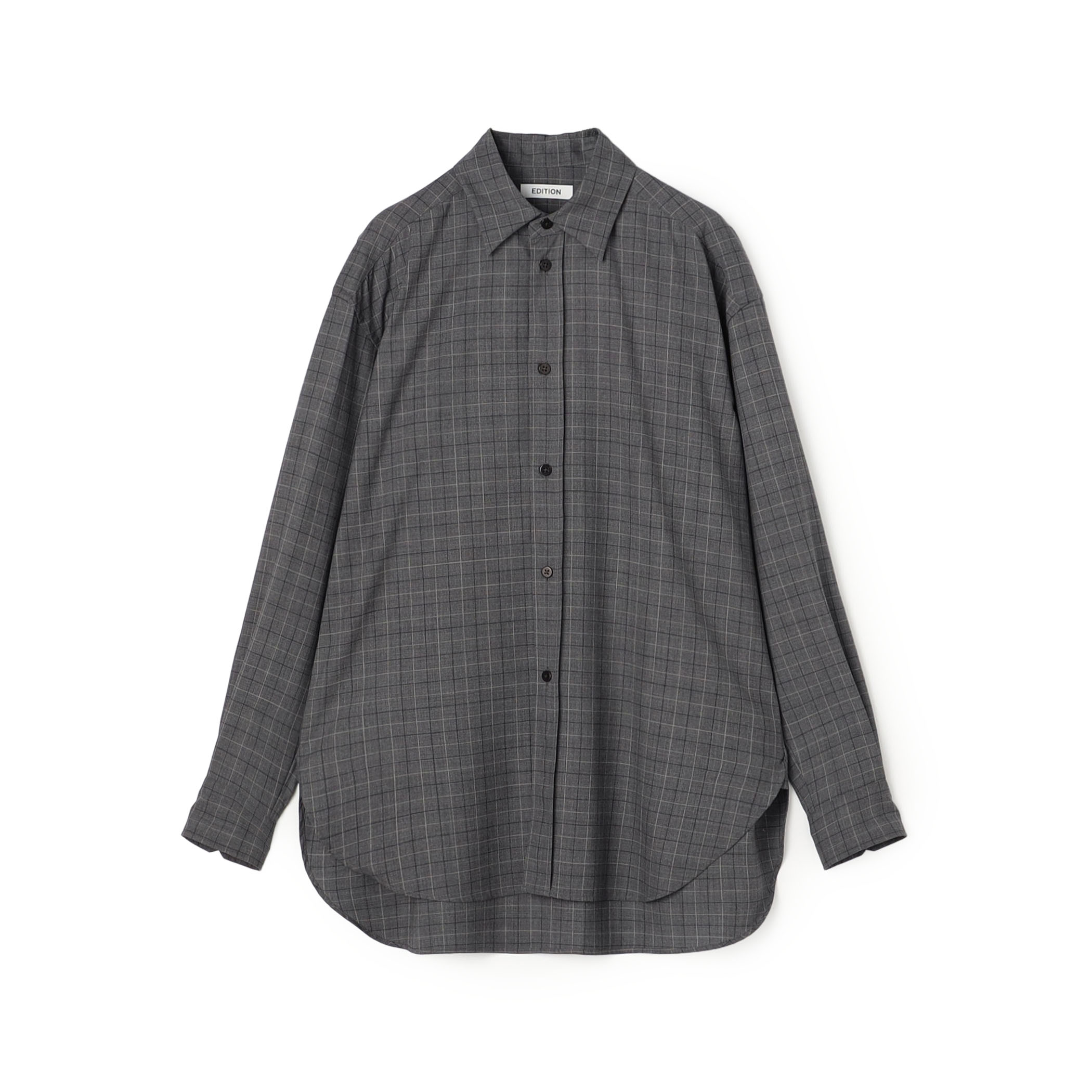 Super120'sウォッシャブルウール リラックスシャツ