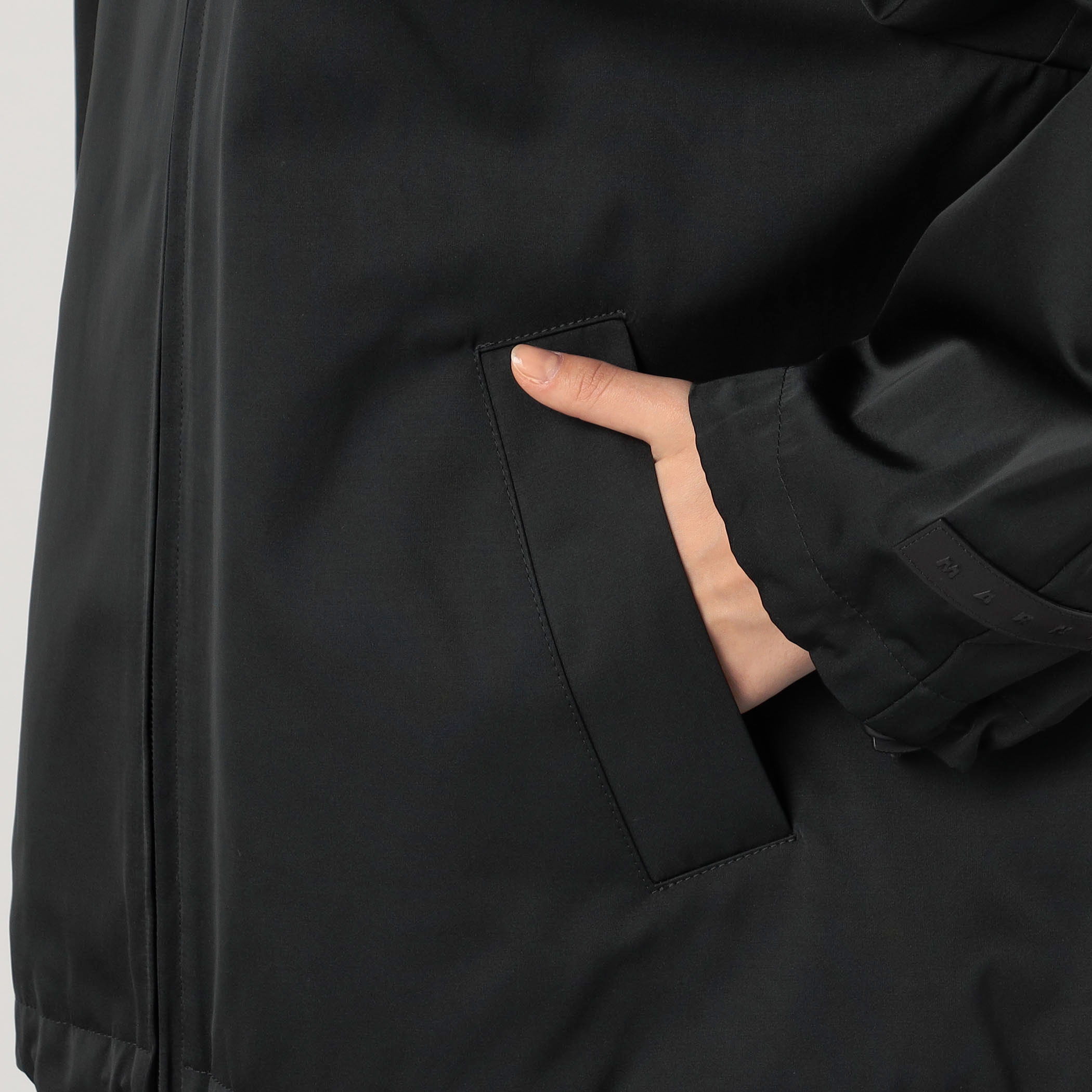 MARNI マルニ ブルゾン（その他） 40(M位) 2108424O0164 MARNI - ブラック チェック ボア ブルゾン / ジャケット