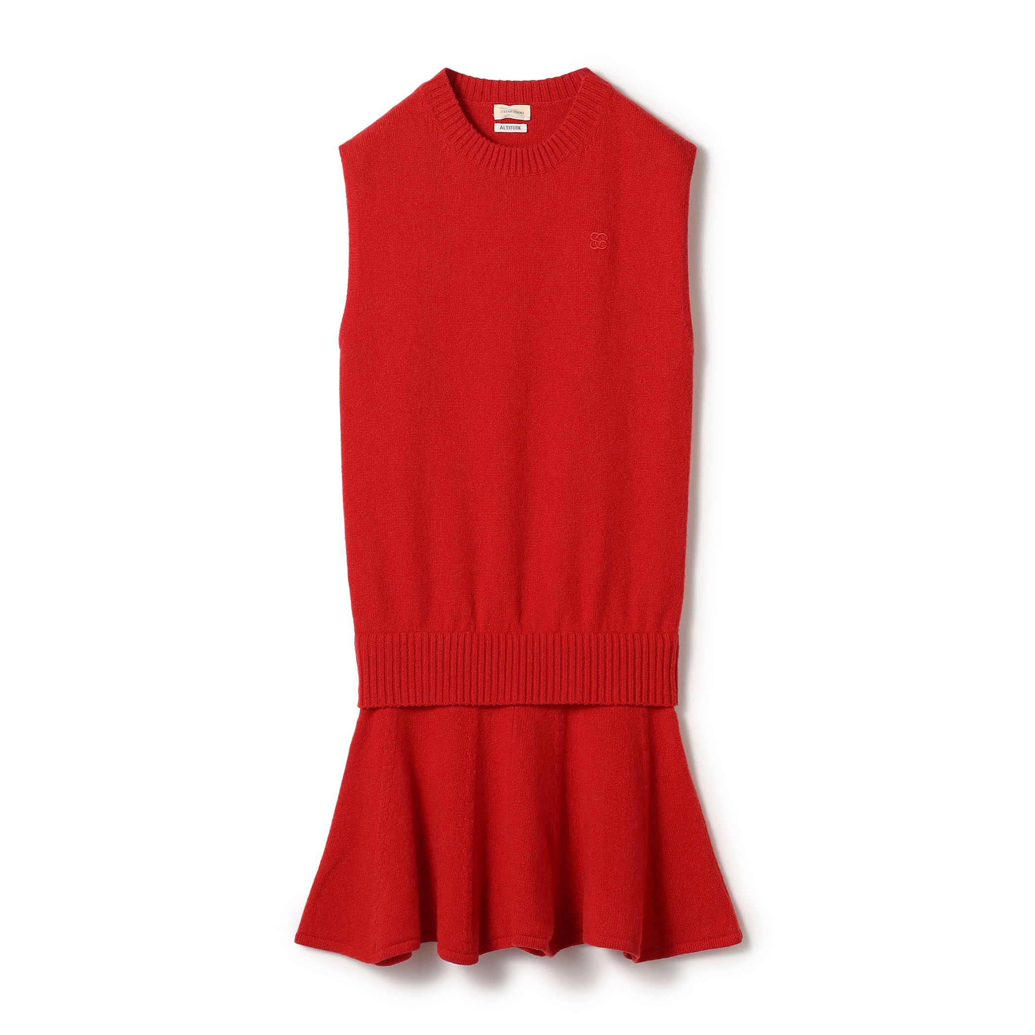 STEFAN COOKE KNITTED TANK DRESS ノースリーブ ニットドレス