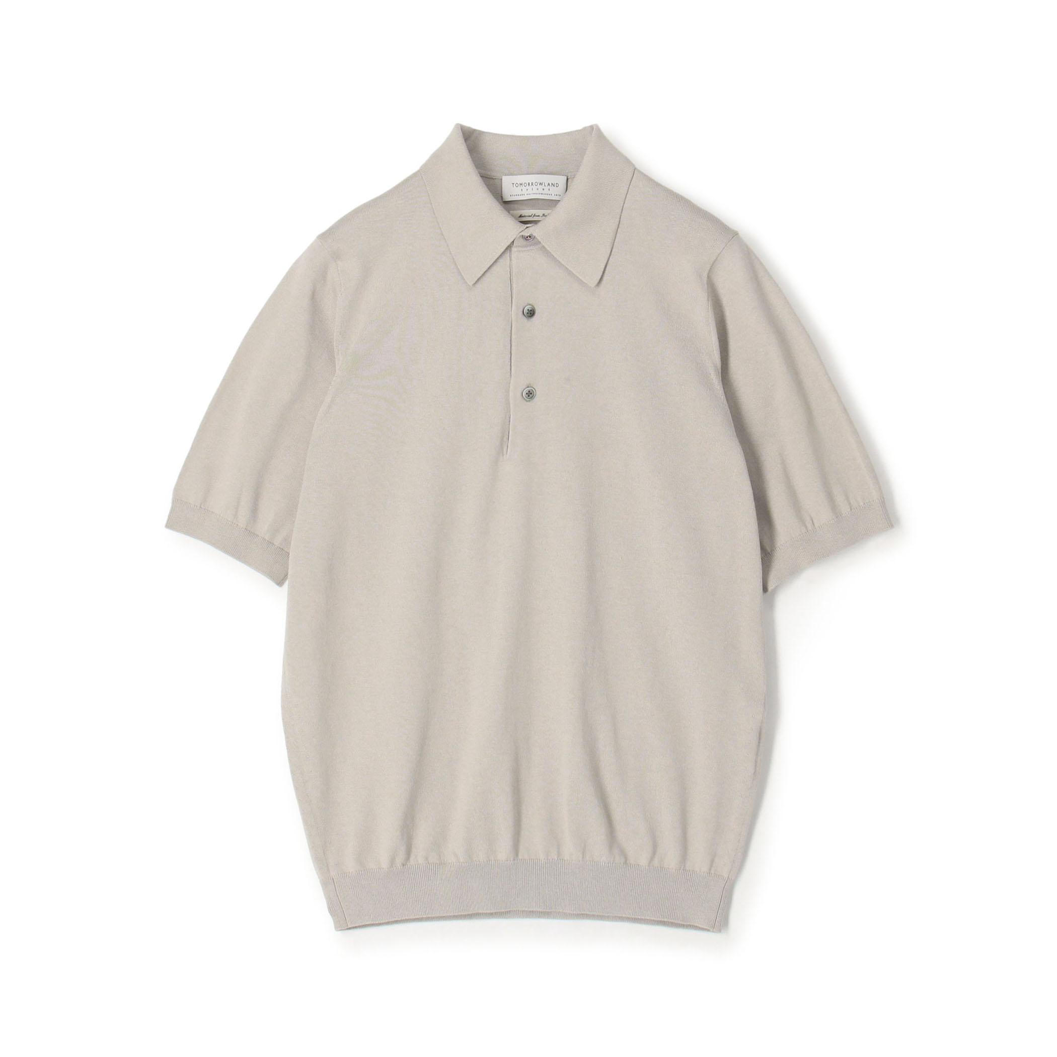 TOMORROWLAND tricot シルクコットン ニットポロシャツ SESIA