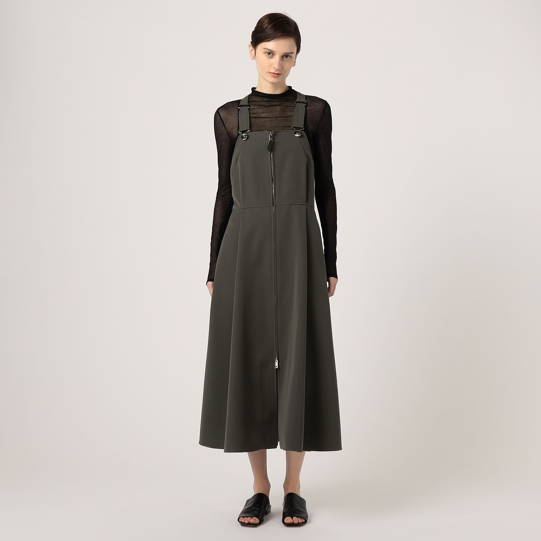 Edition×THE RERACS Collaboration Label US NAVY APRON DRESS