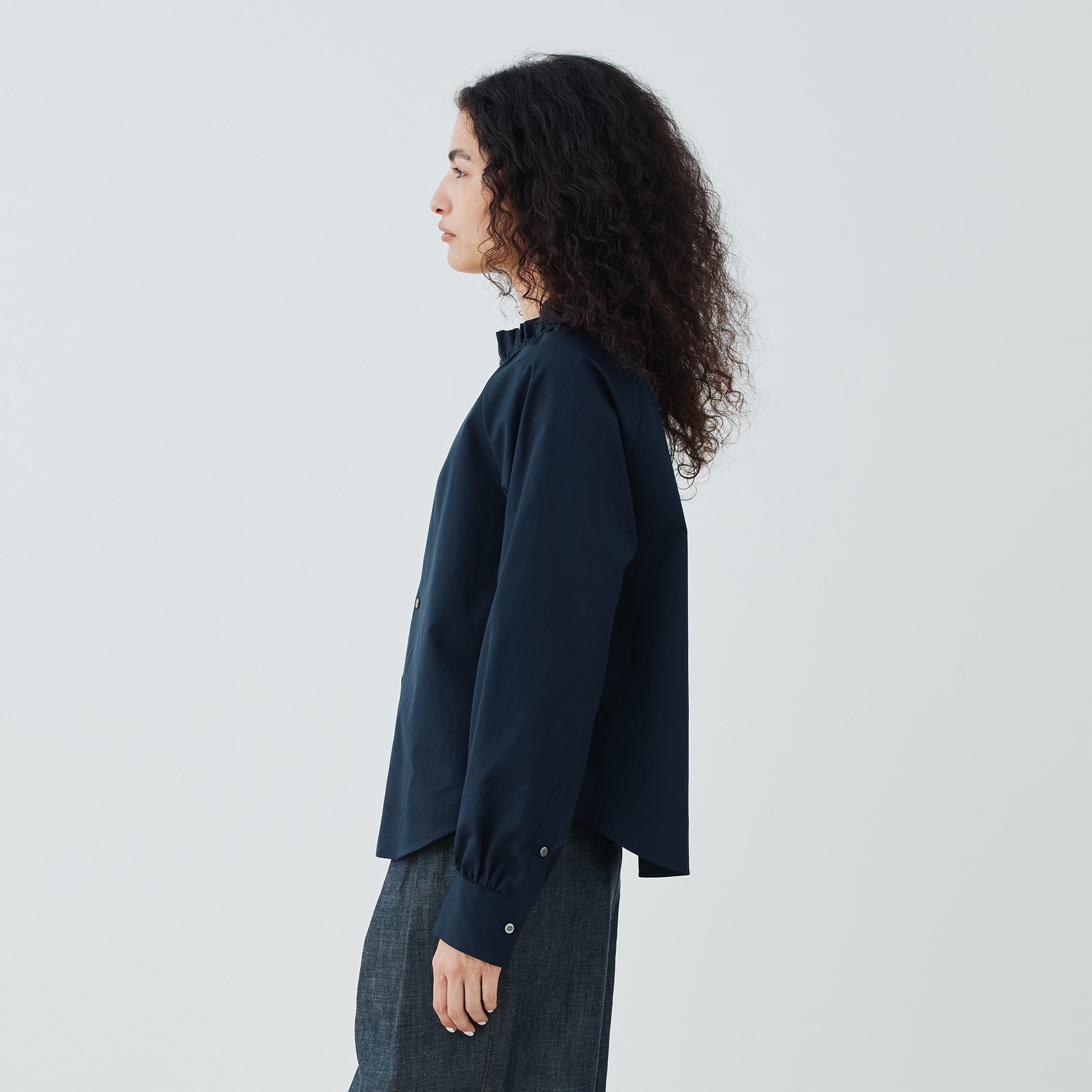 ☆CECILIE BAHNSEN☆コットンポプリン ブラウス ギャザー入り (CECILIE BAHNSEN/ブラウス・シャツ)  102192588【BUYMA】