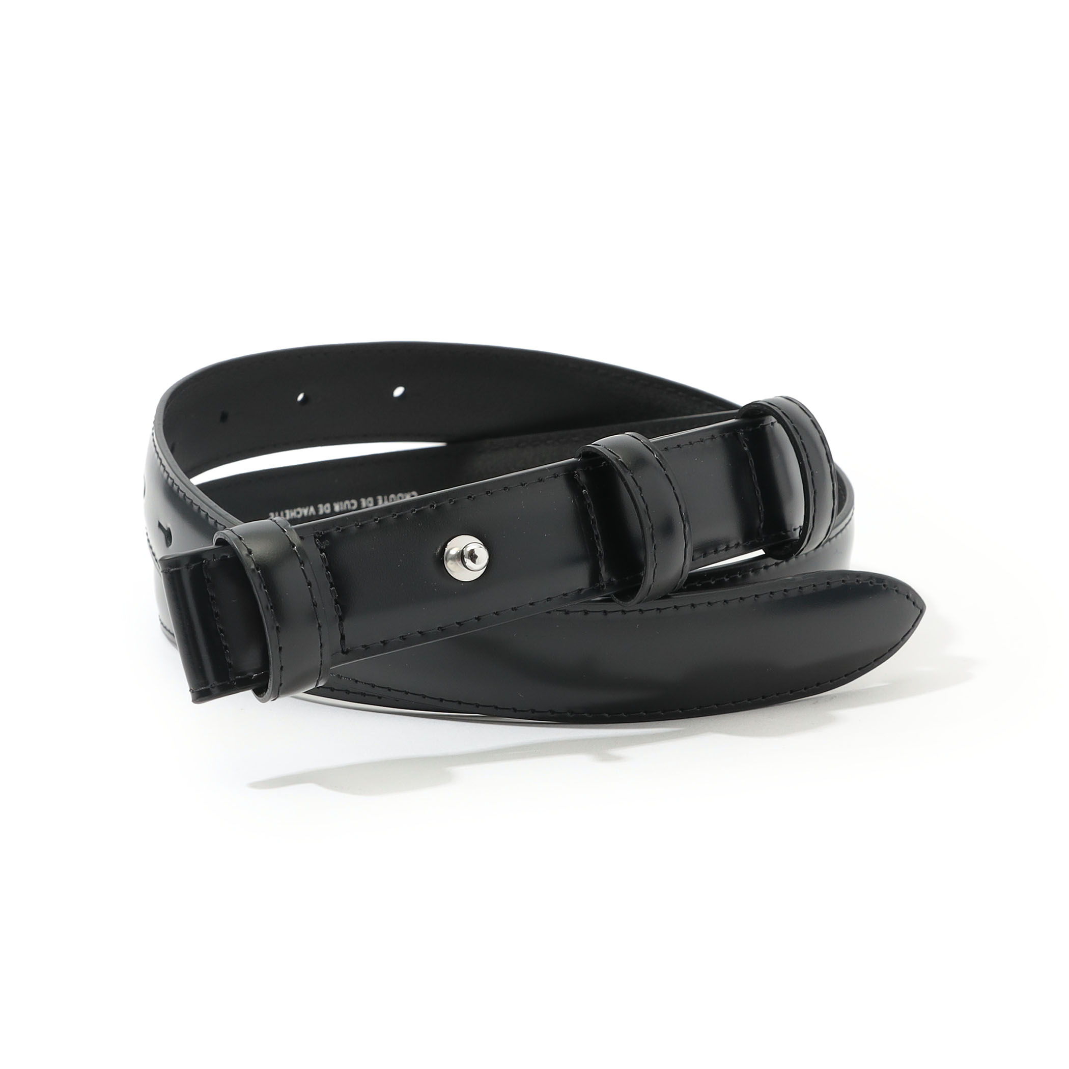 【別注】MAISON BOINET box narrow leather belt