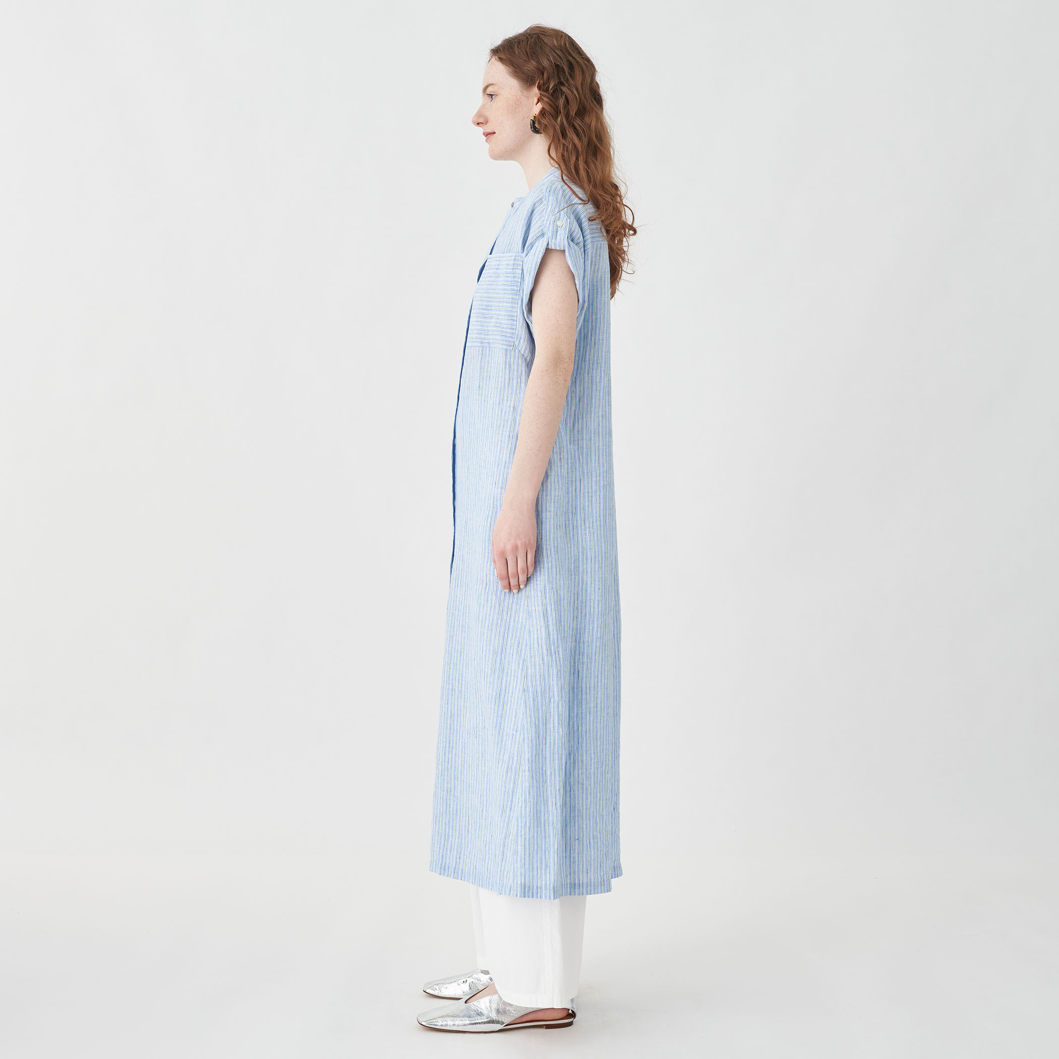 リネンシャーティング シャツワンピース｜トゥモローランド 公式通販