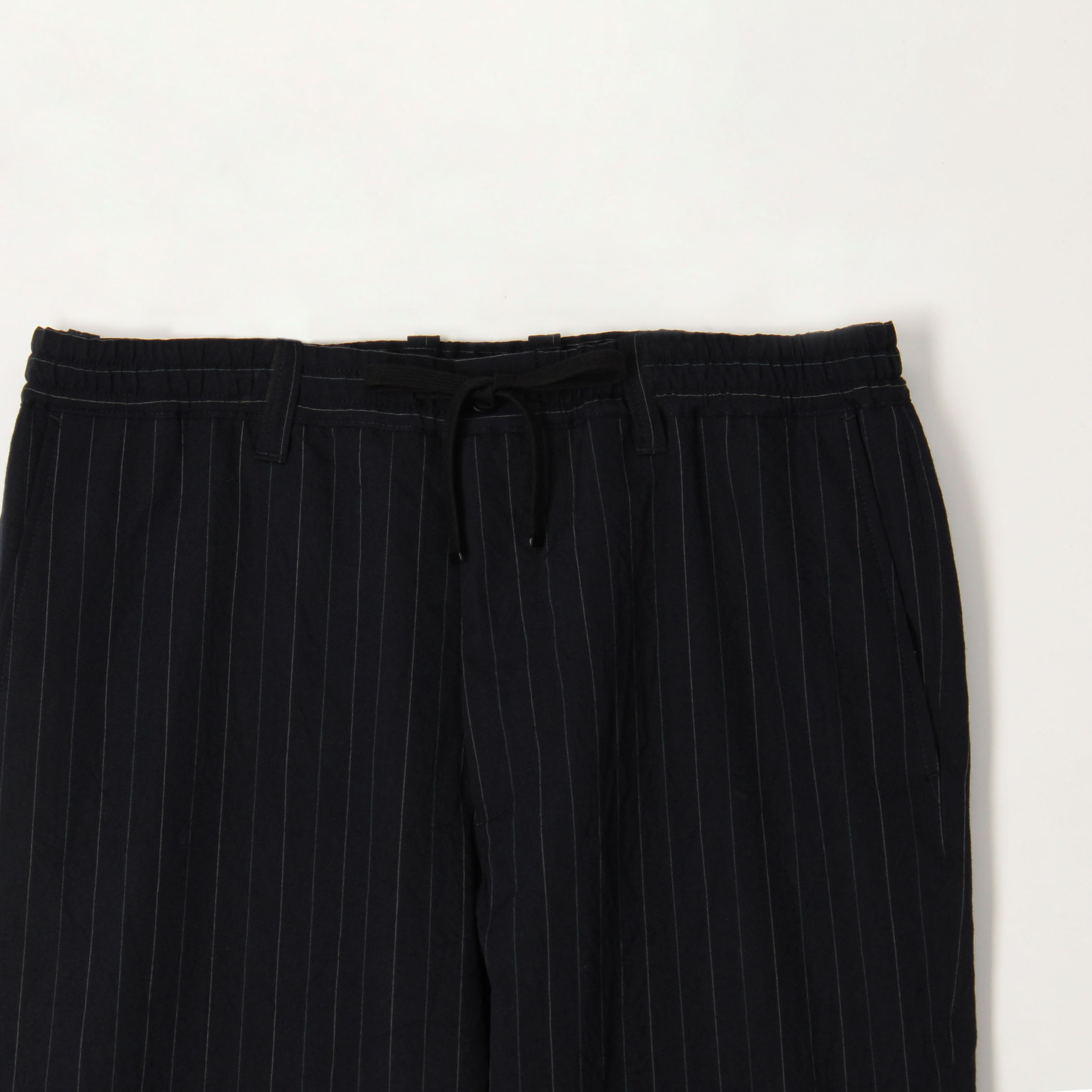 ADAM ET ROPE' スラックス ワッシャー ウールギャバ ワイド