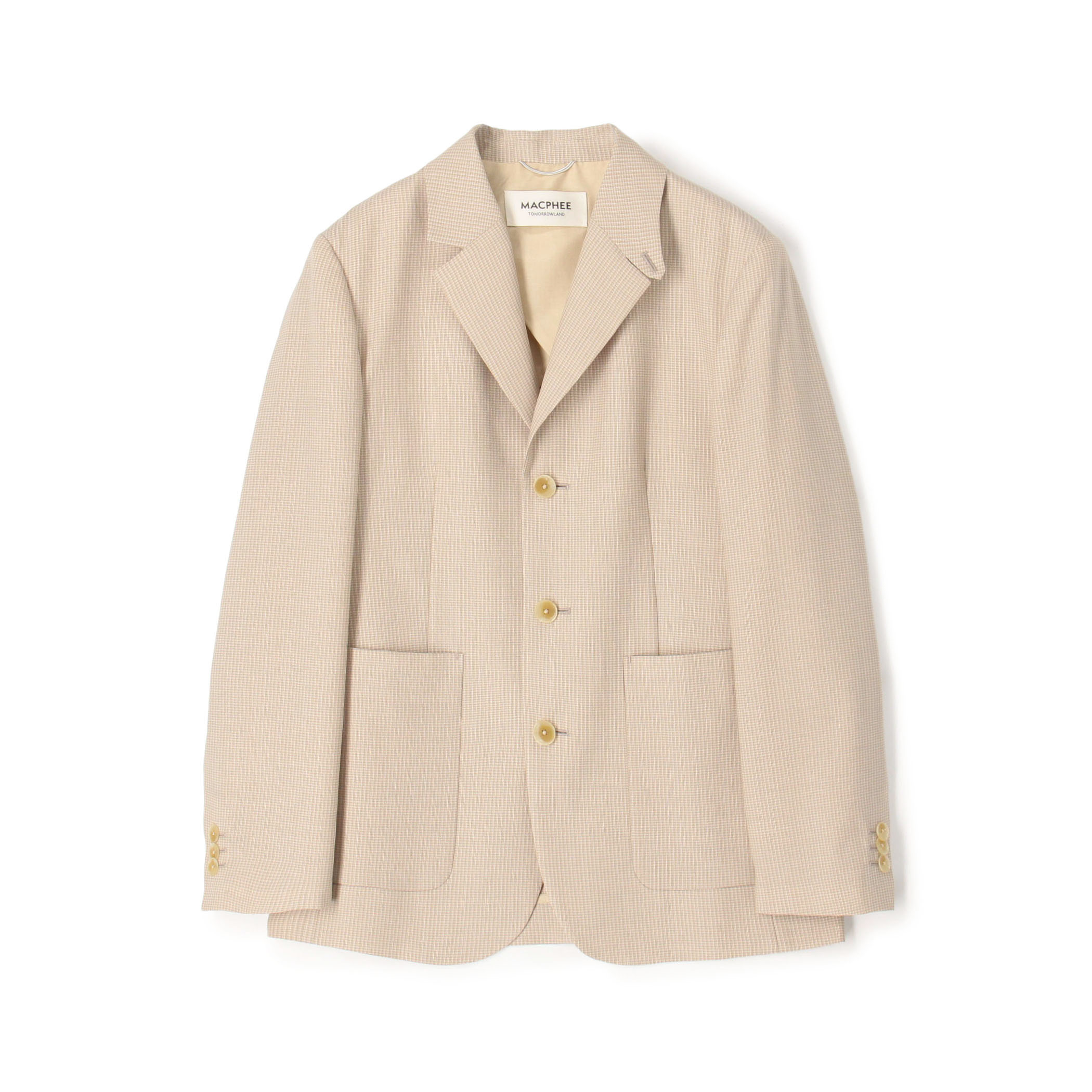 ウールカームスキン テーラードジャケット