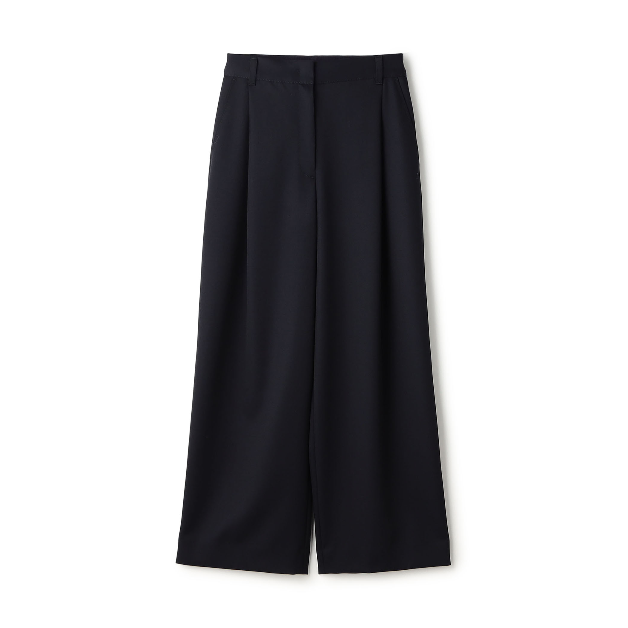 【WEB先行予約】ポロワーズギャバジン 1タックストレートパンツ