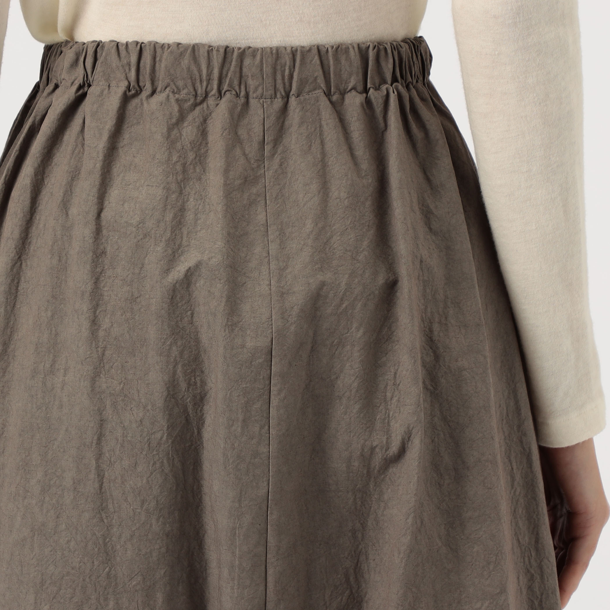 新品同様】LAUREN MANOOGIAN スカート ツイスト コットンリネン LAUREN