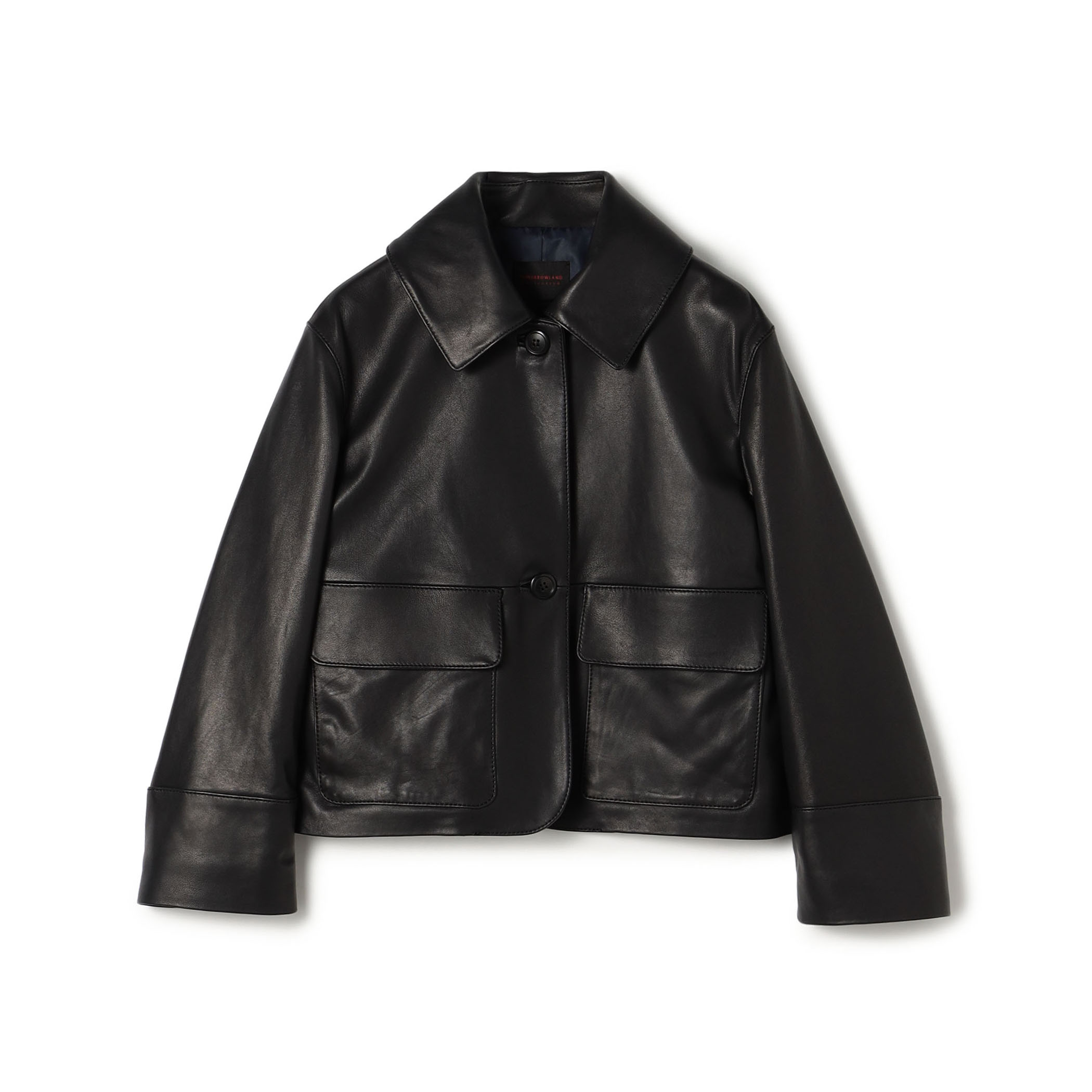 セミベジタブルレザー サックジャケット