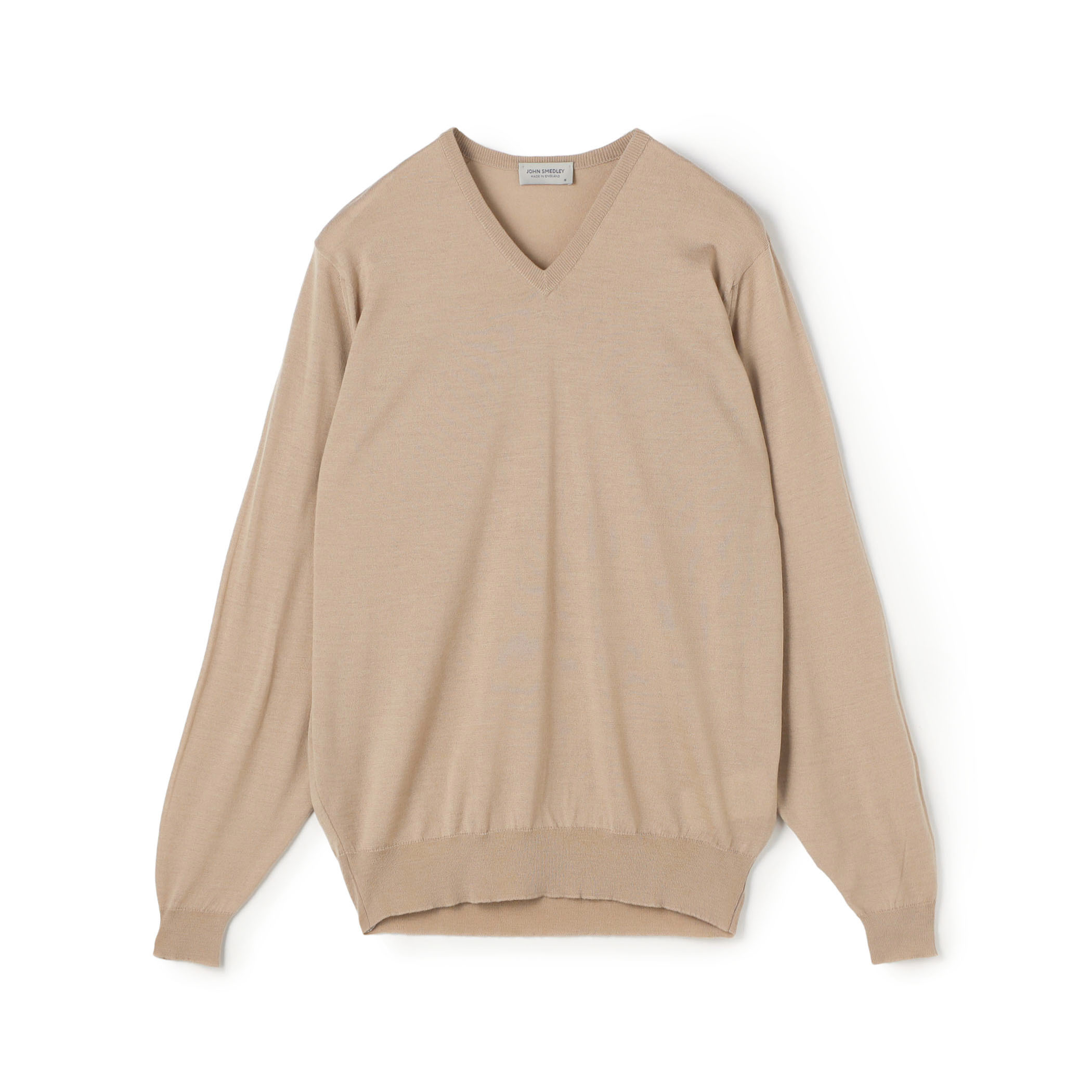 JOHN SMEDLEY  PACKHAM メリノウール Vネックプルオーバーニット