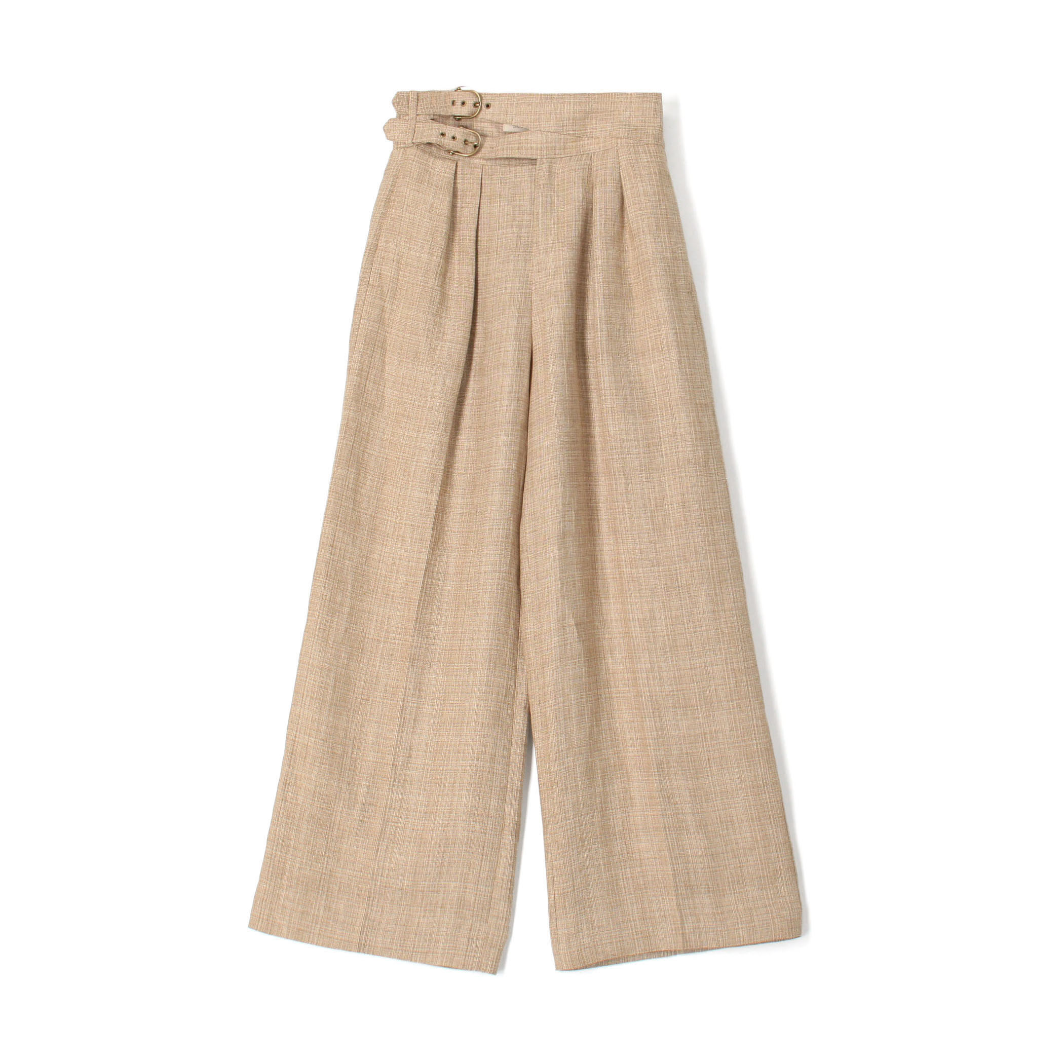 アンバーグレインリネン インタックグルカパンツ