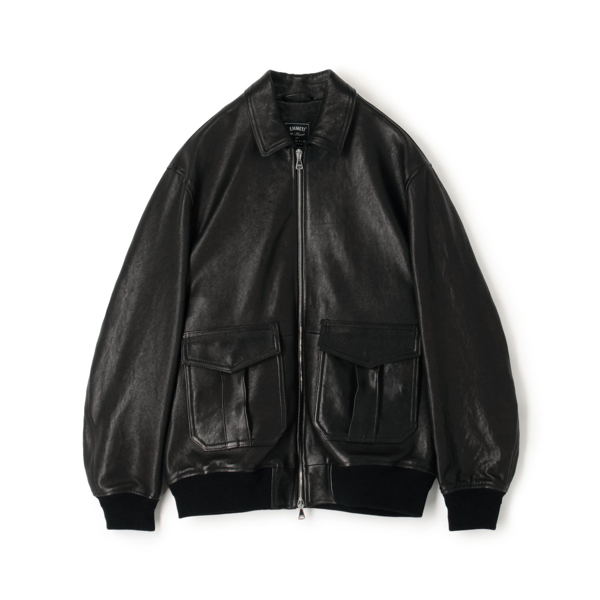 【WEB先行予約・別注】EMMETI AKRON ラムレザー ブルゾン