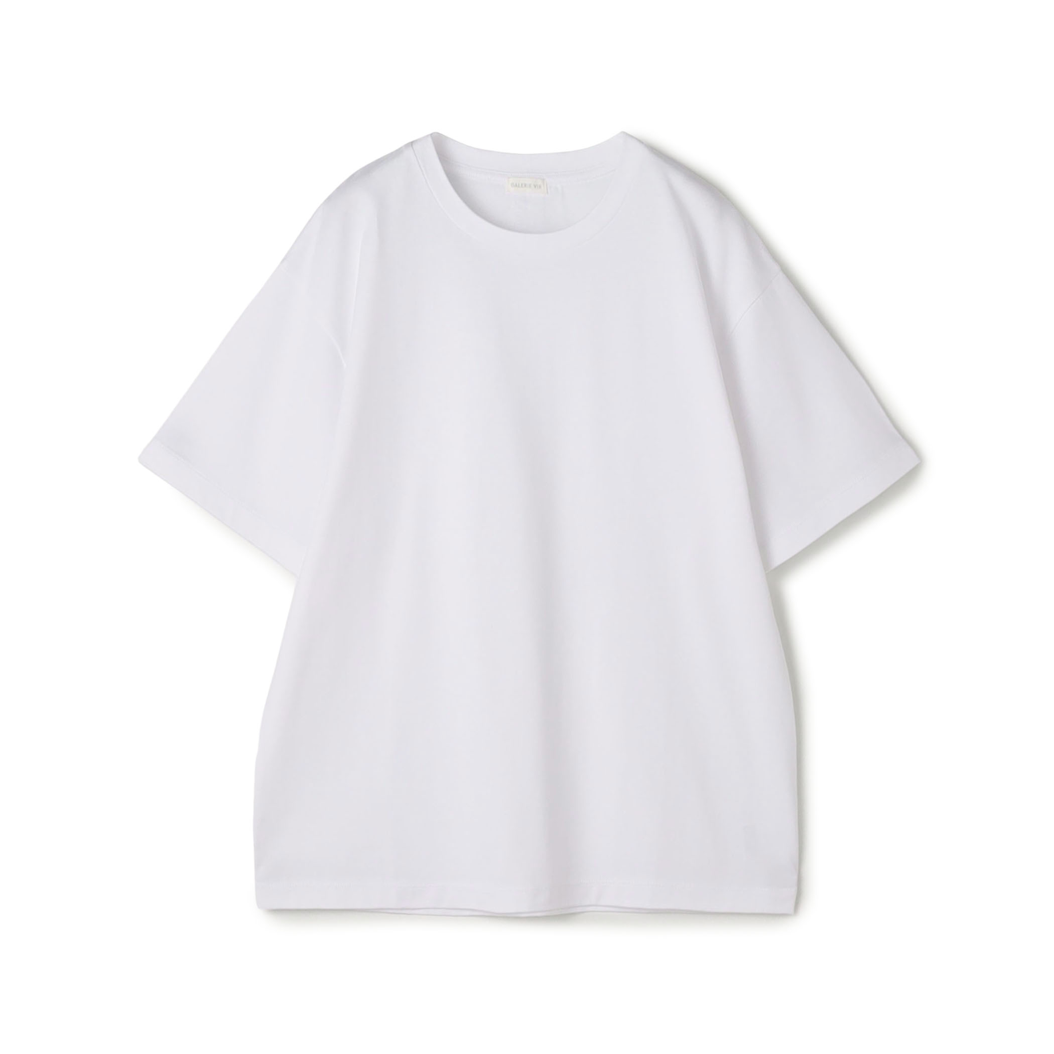 ファインコットン ドロップショルダープルオーバー