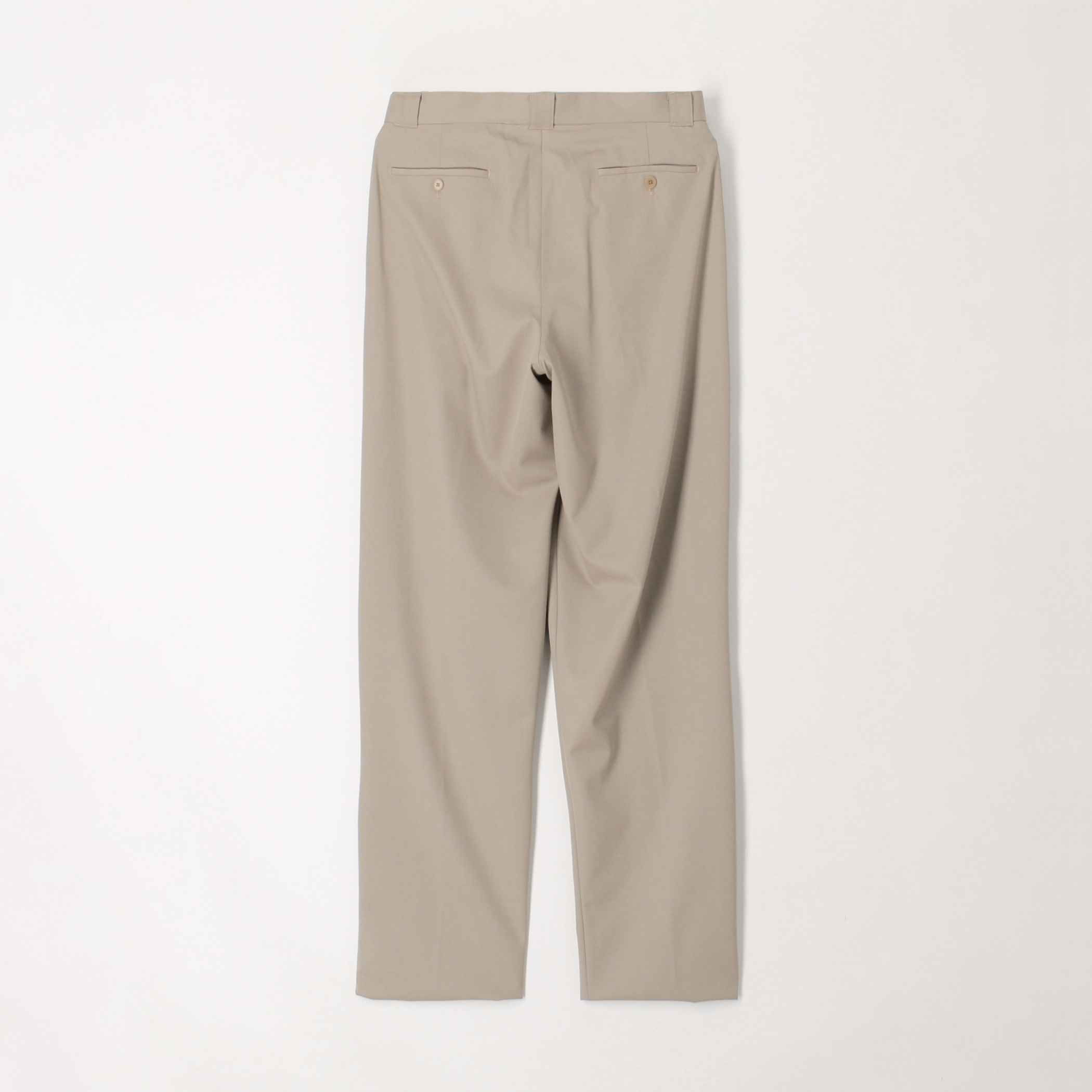 ウールギャバジン 2プリーツスラックス｜トゥモローランド 公式通販