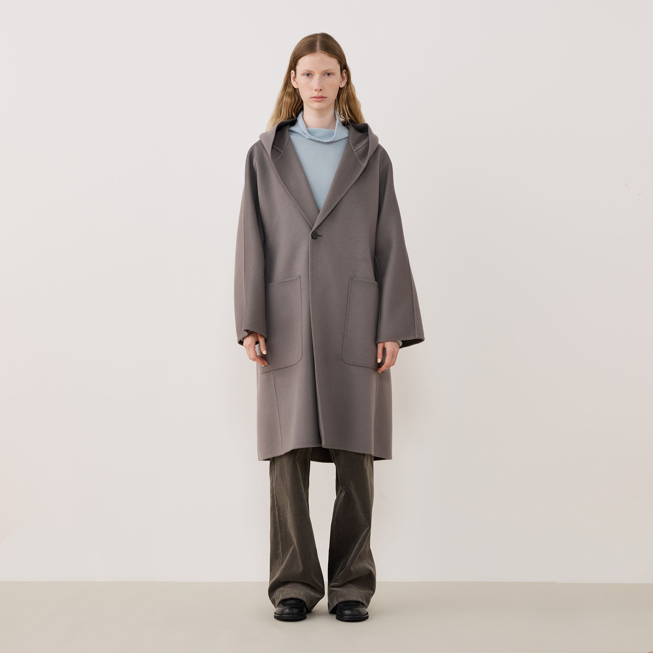 349y*定17万 美品 ブラミンク ダブルフェイス フーデッド コート. 349y*定17万 美品 ブラミンク ダブルフェイス フーデッド コート