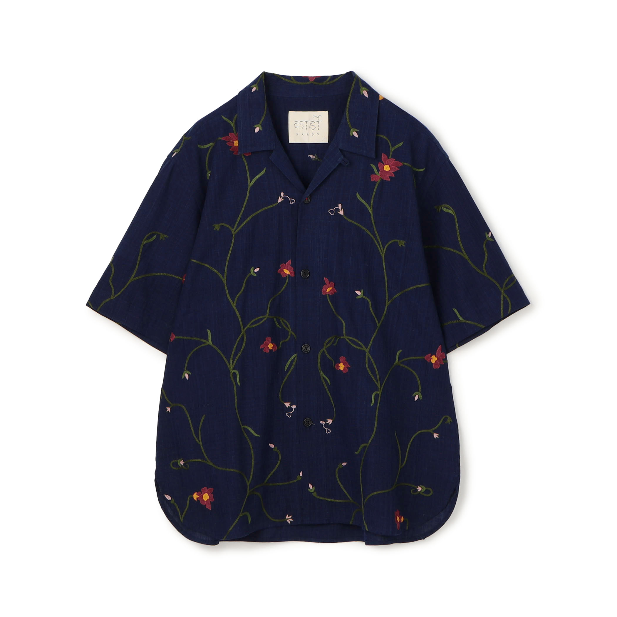KARDO embroidery open collar Shirts