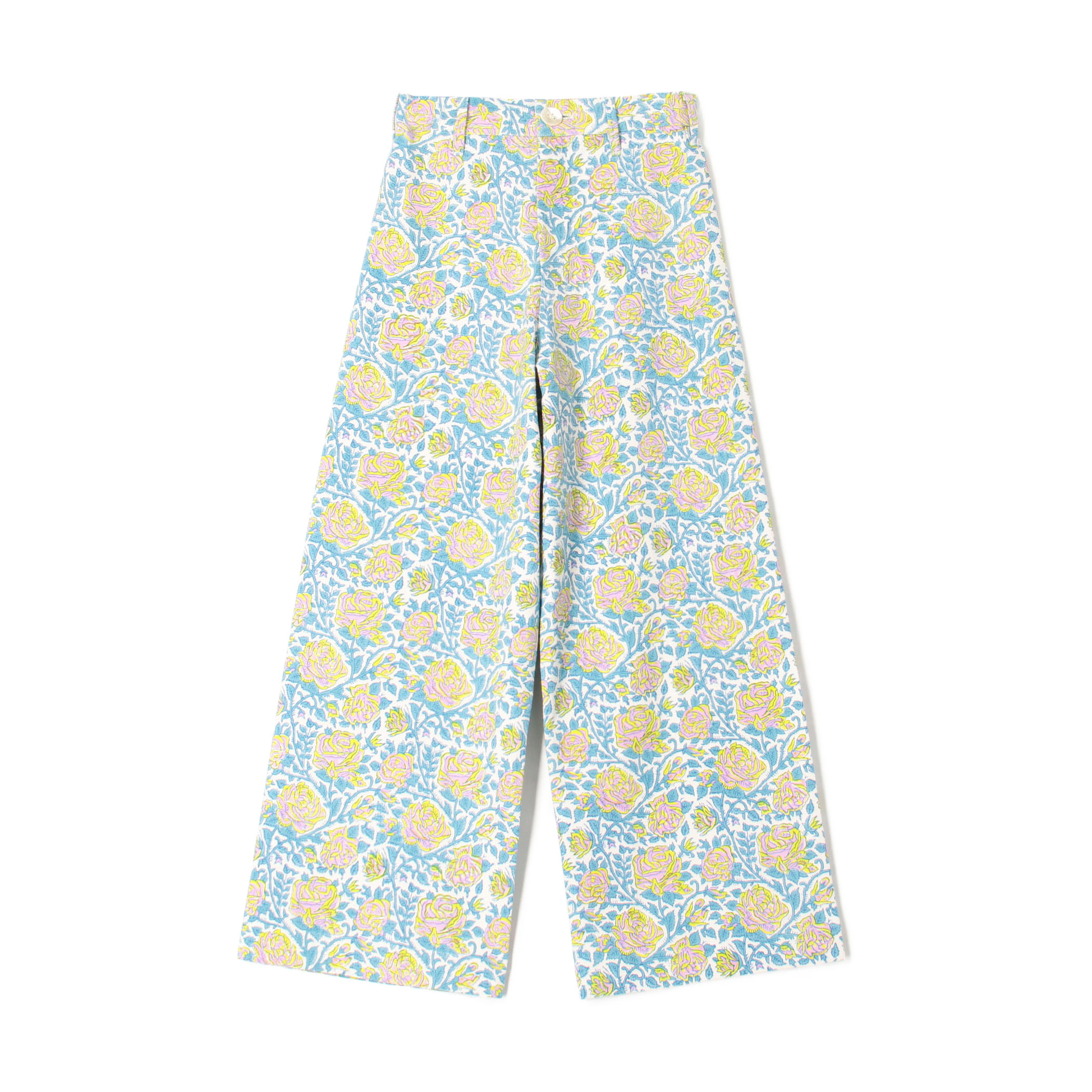 SZ Blockprints Disco Pants ニラ柄 イエロー | www.innoveering.net